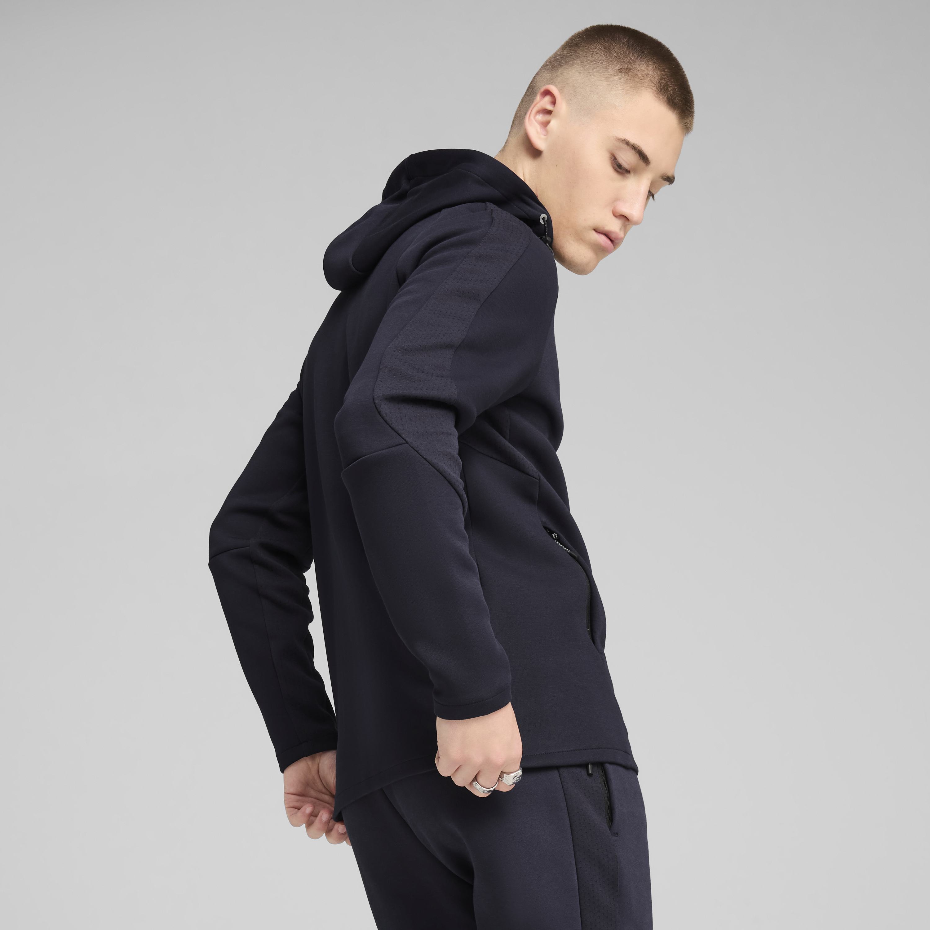 Mens Evostripe Core Full Zip Jacket