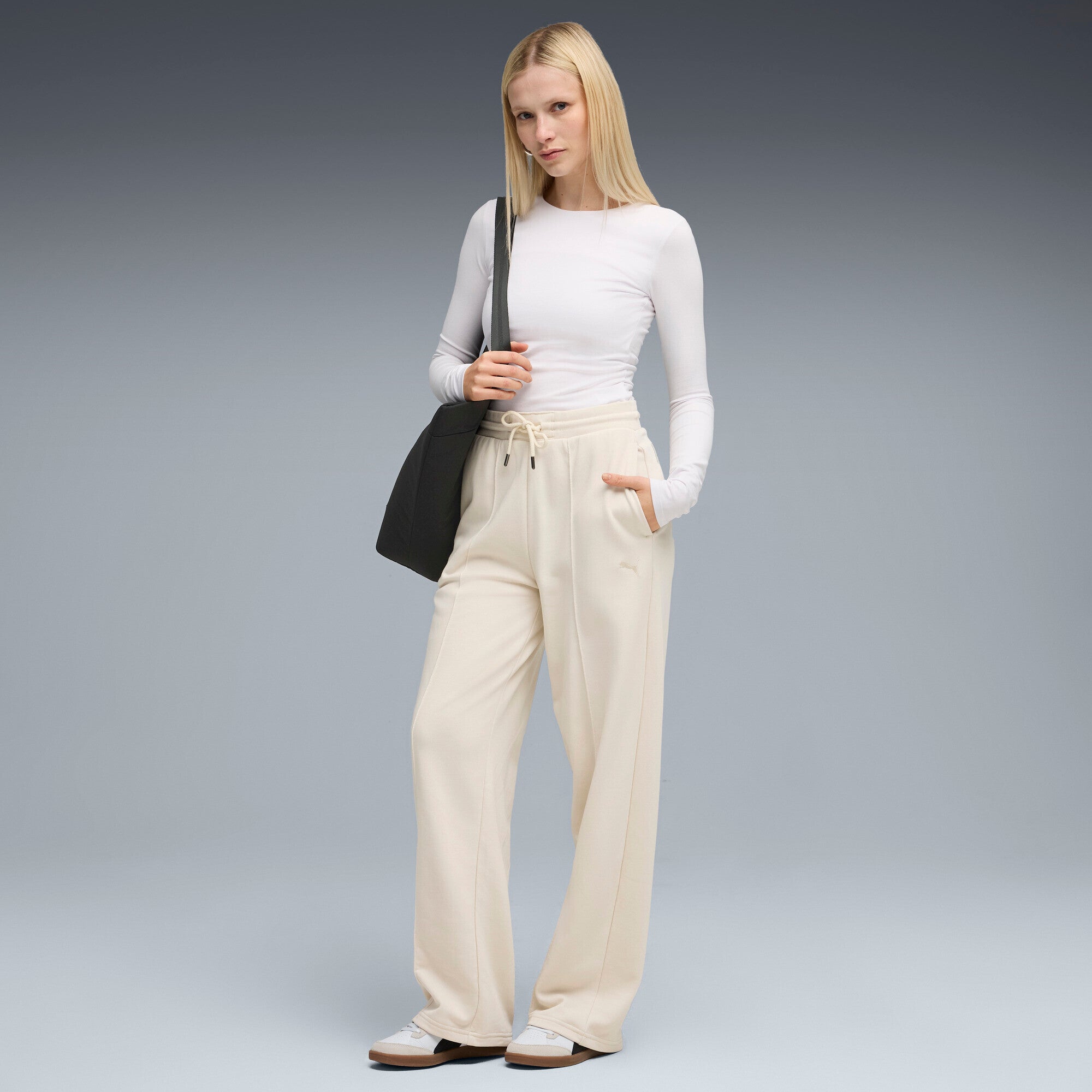 Womens Class Comfort Pinnacle High-Waist Straight Pants