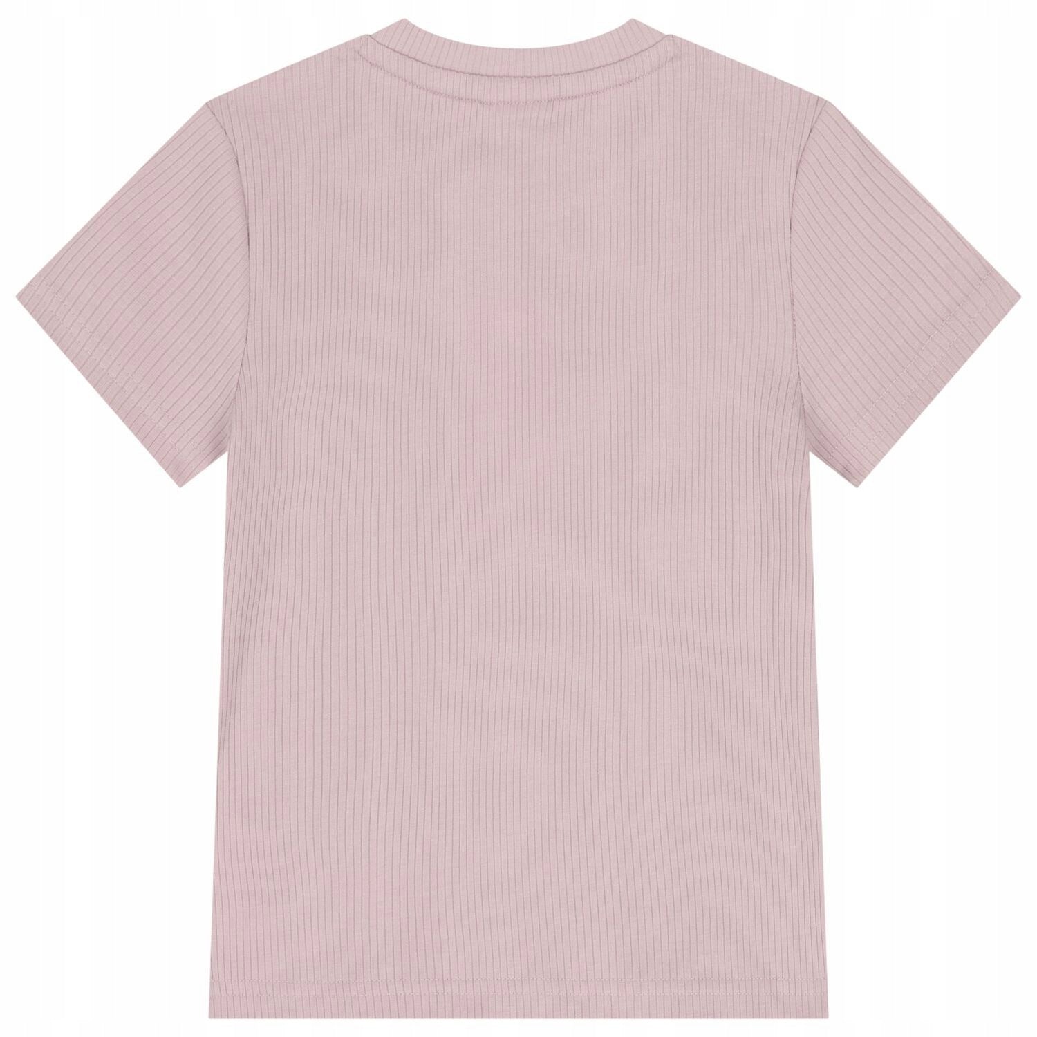 Junior Girls Lifestyle Rib Slim Short Sleeve Tshirt