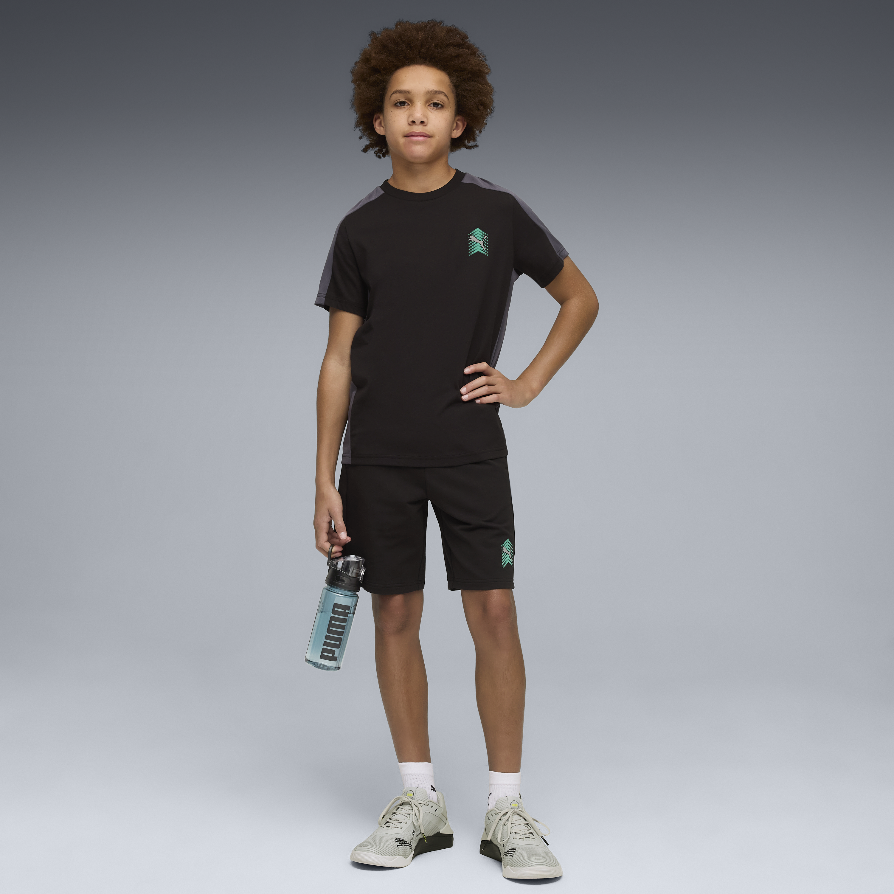 Junior Boys Printed Training Short Sleeve Tshirt