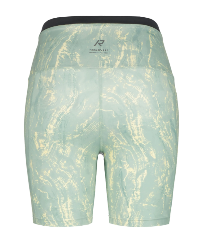 Womens Rukka Myntti 5 inch Printed Short Tight