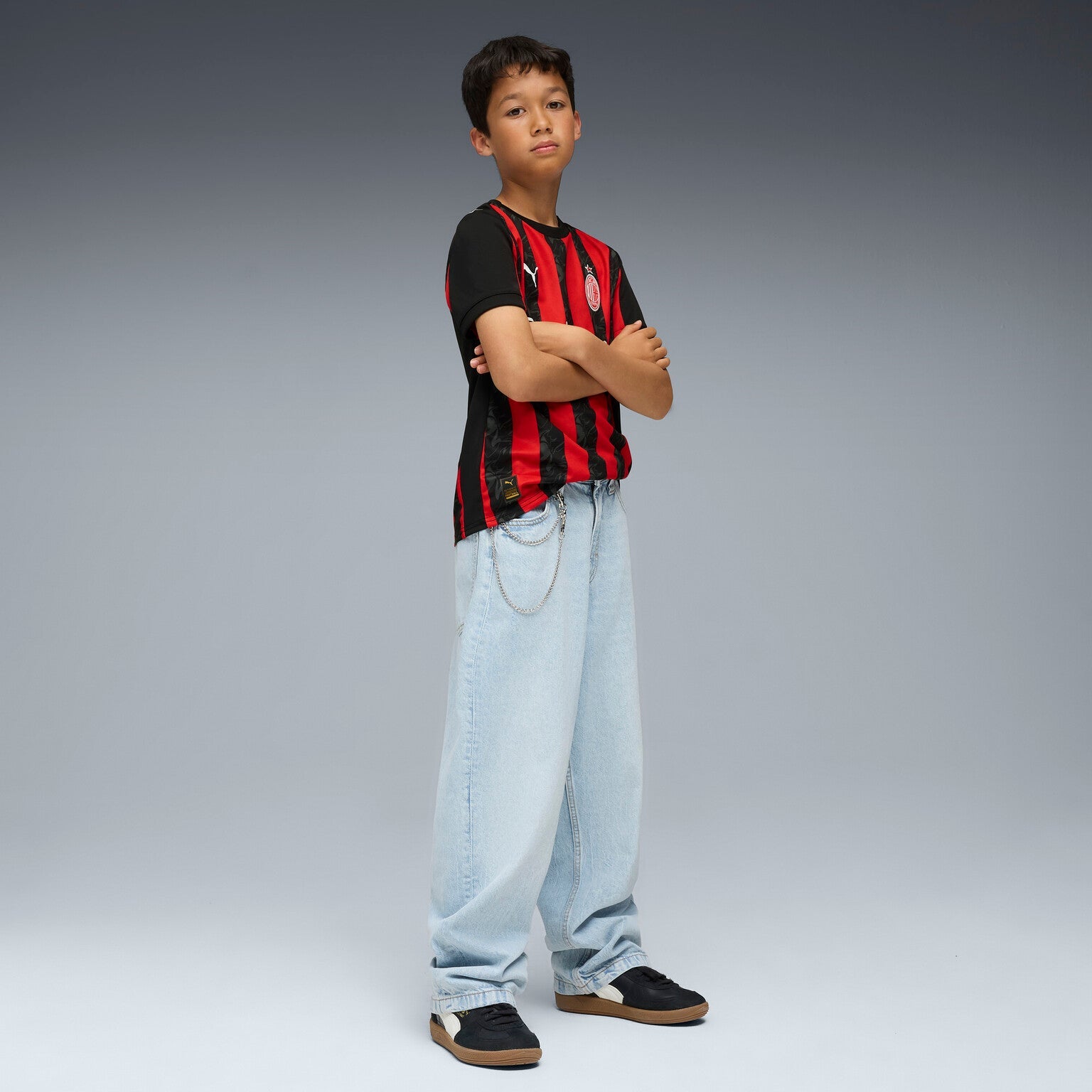 Junior Ac Milan Home Replica Jersey