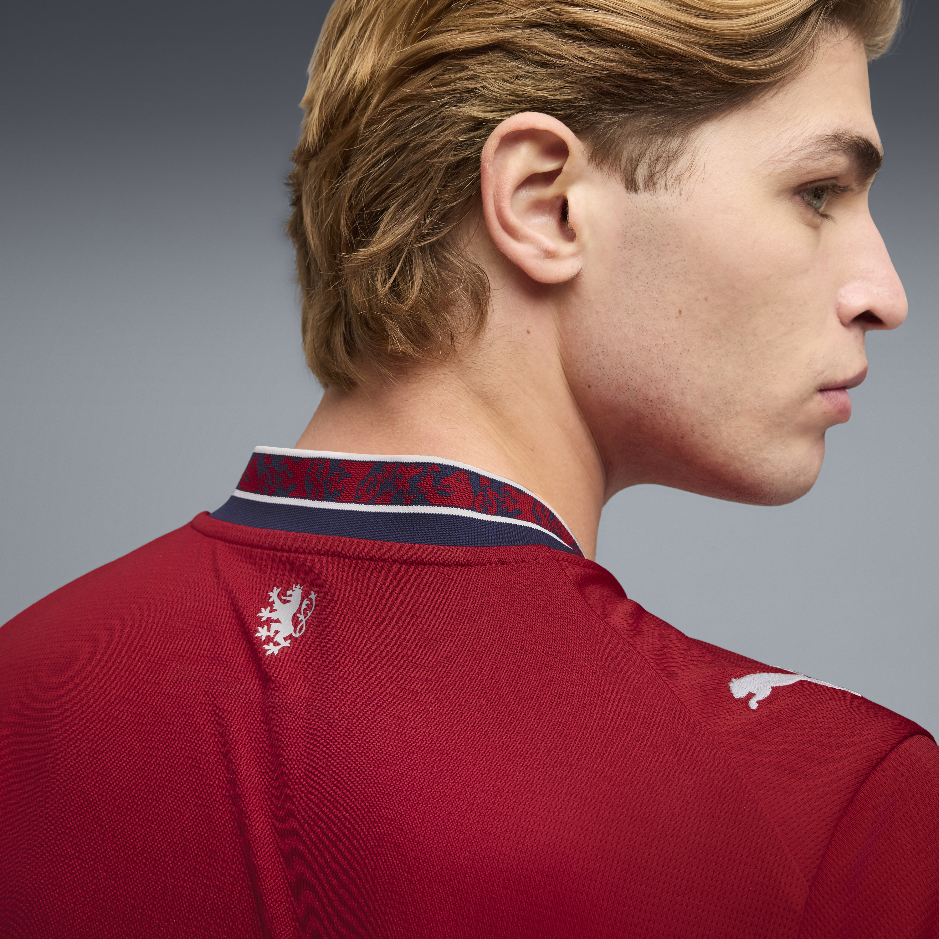 Mens Czech Republic FACR Home 25/26 Replica Jersey
