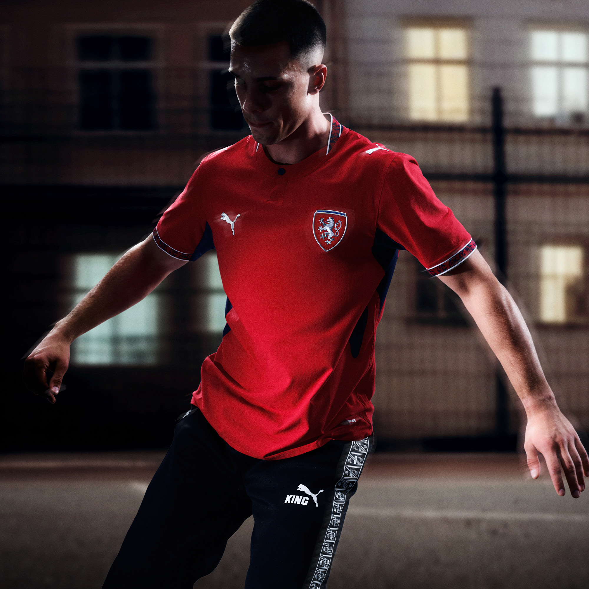 Mens Czech Republic FACR Home 25/26 Replica Jersey