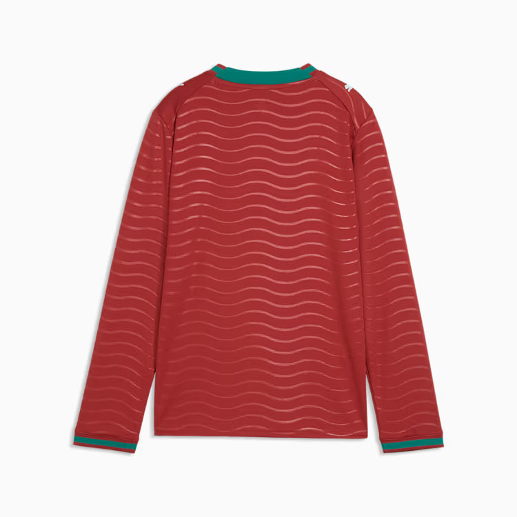 Junior Portugal FPF Home 26/27 Long Sleeve Jersey