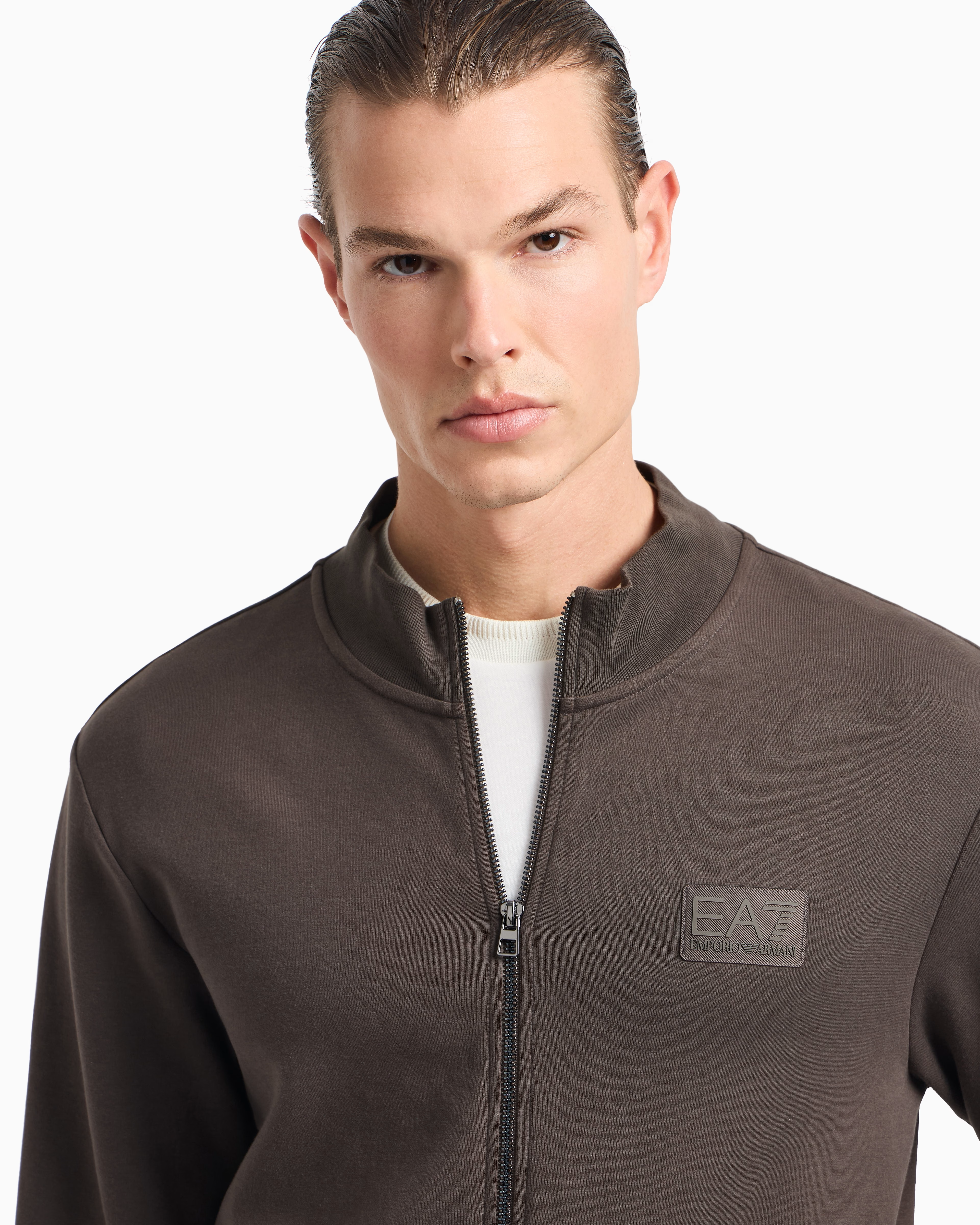 Mens Lux Identity Full Zip Hooded Jacket
