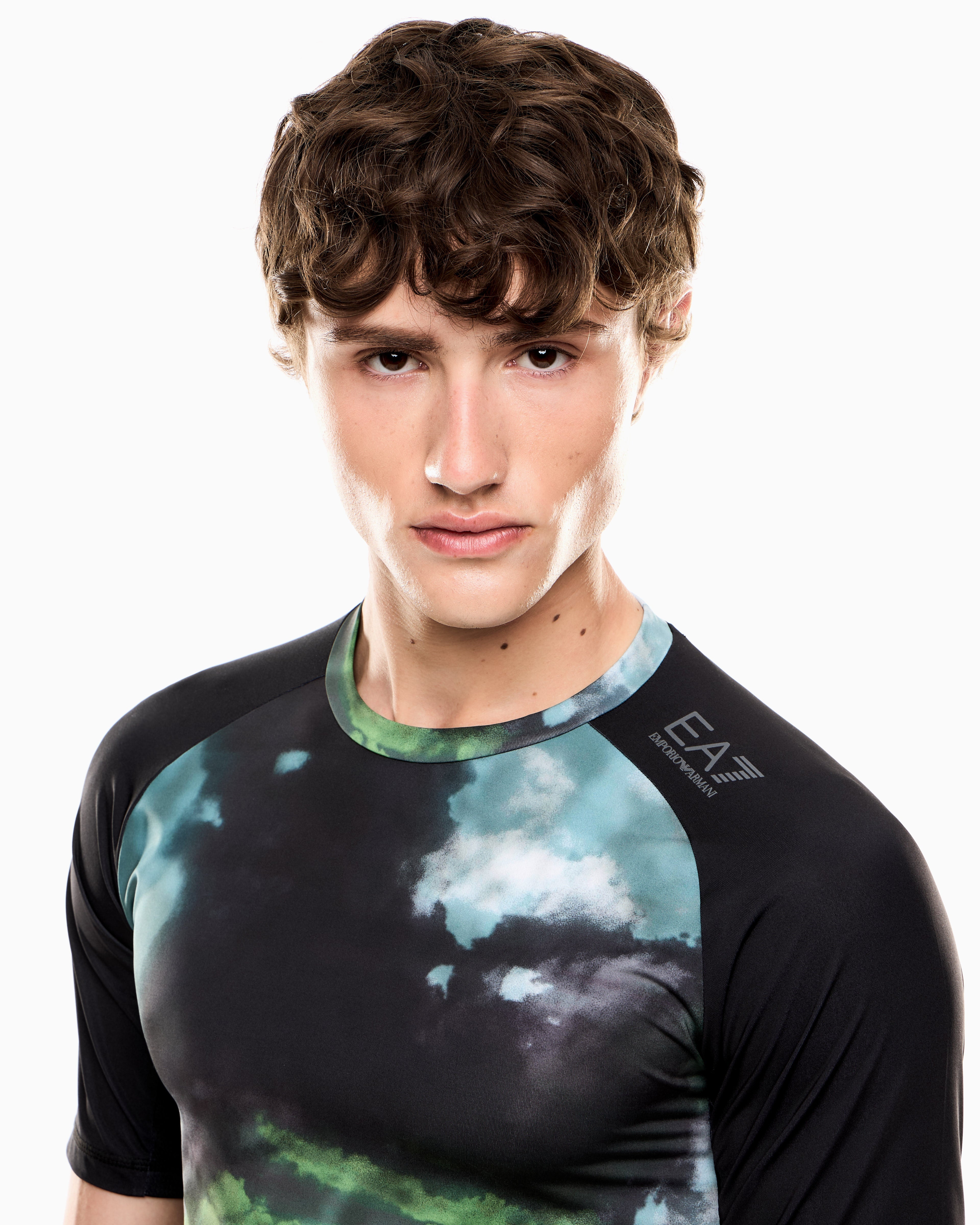 Mens Vigor7 SlimFit Graphic Short Sleeve T-Shirt