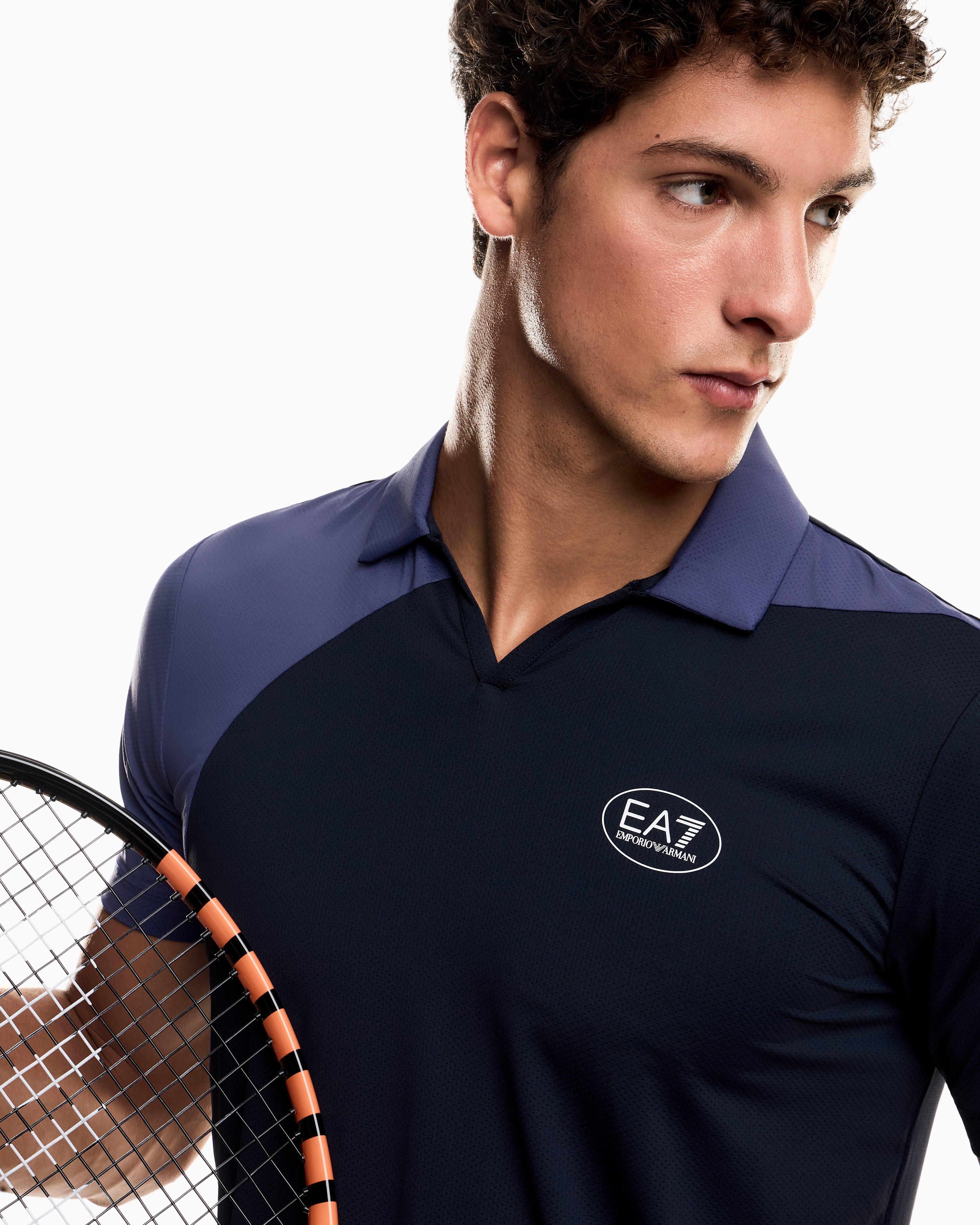 Mens Tennis Pro ColorBlock Polo