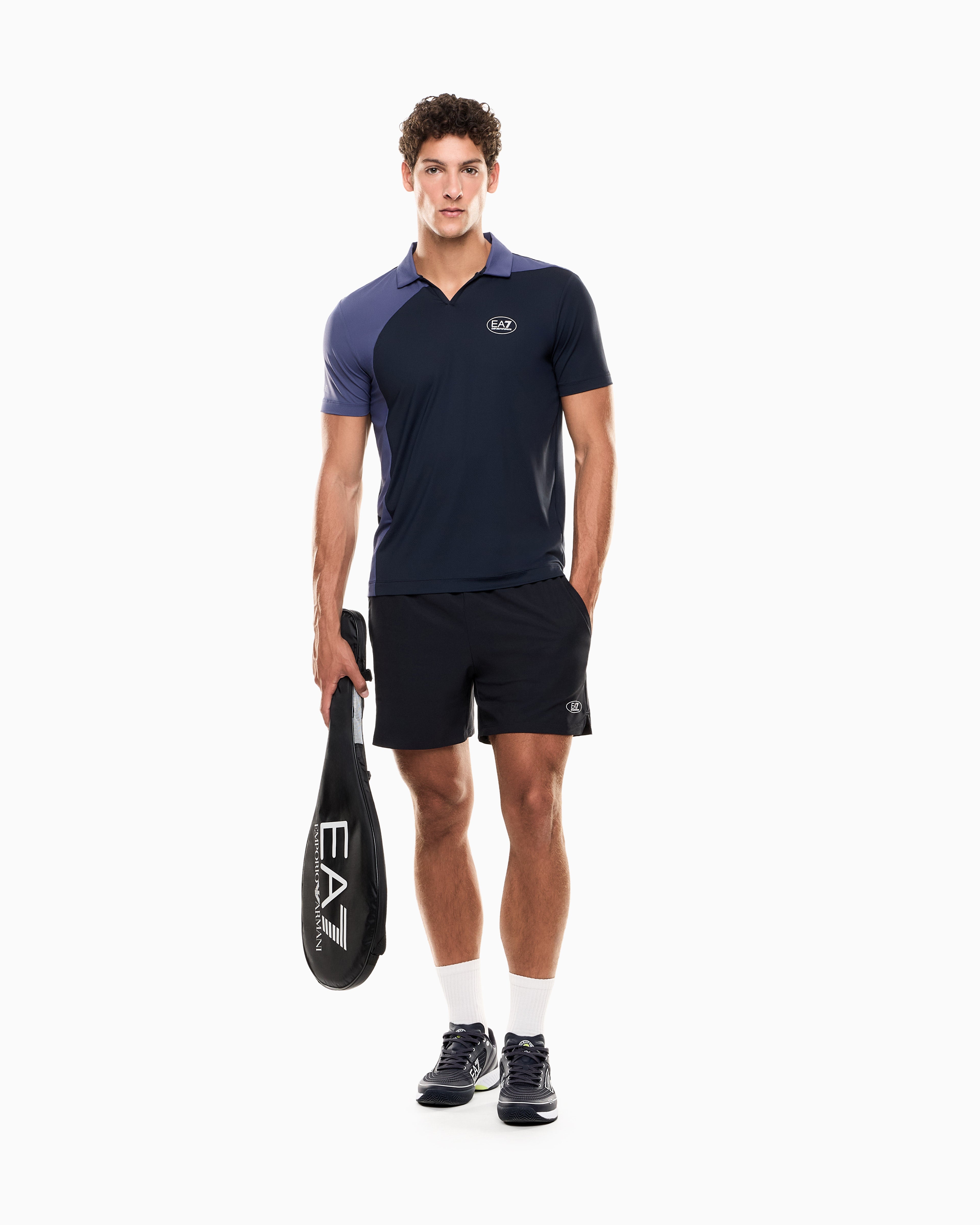 Mens Tennis Pro ColorBlock Polo