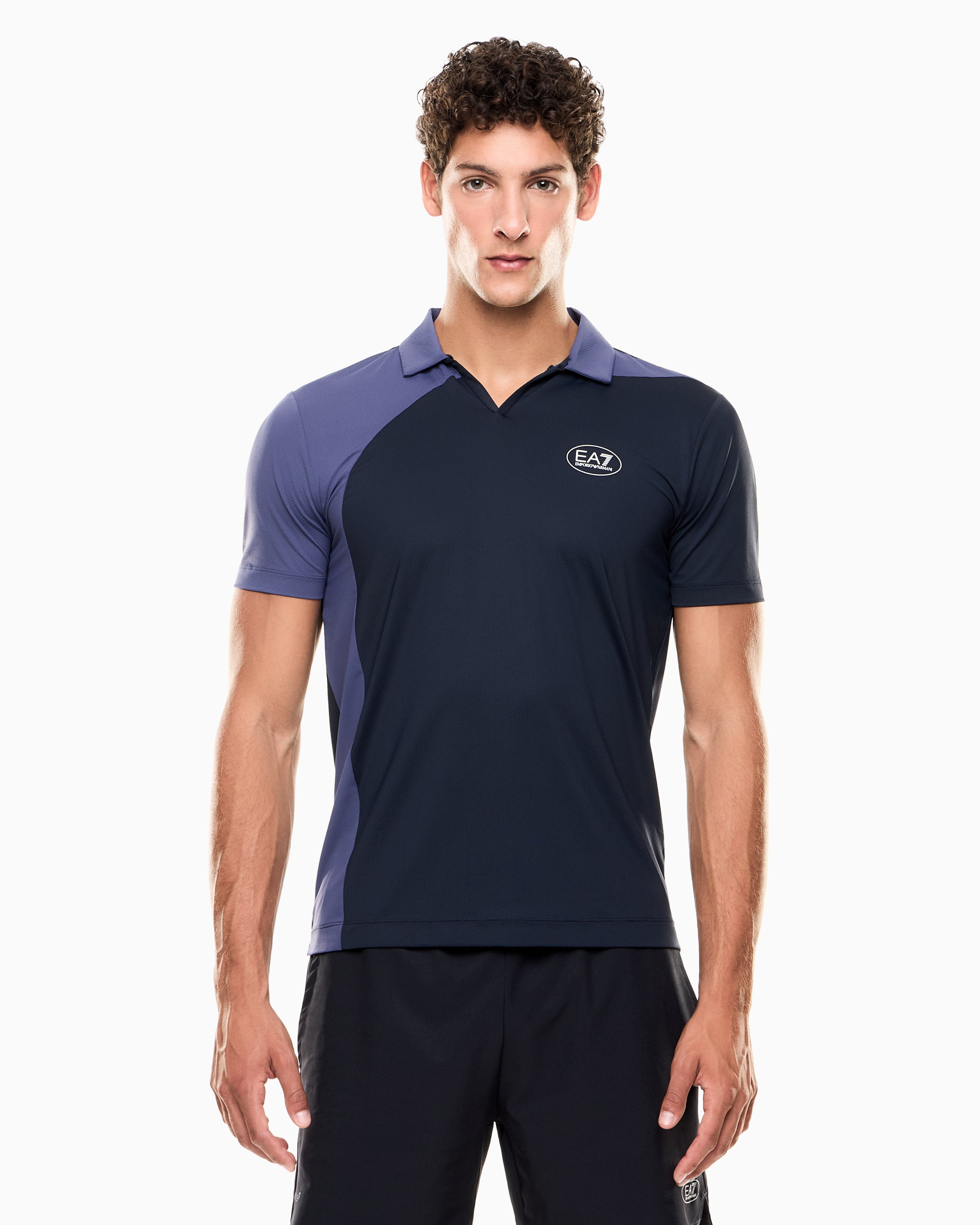Mens Tennis Pro ColorBlock Polo