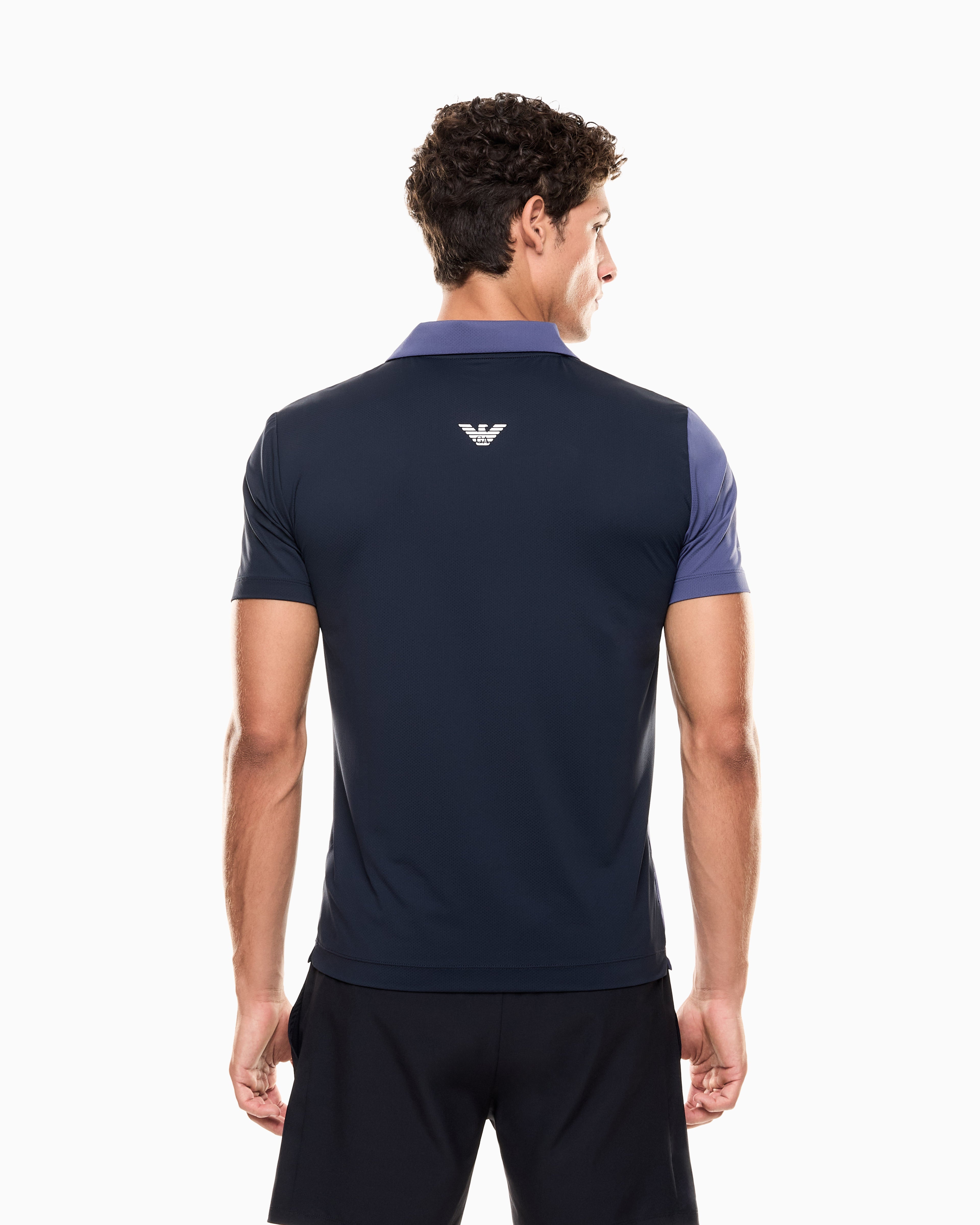 Mens Tennis Pro ColorBlock Polo