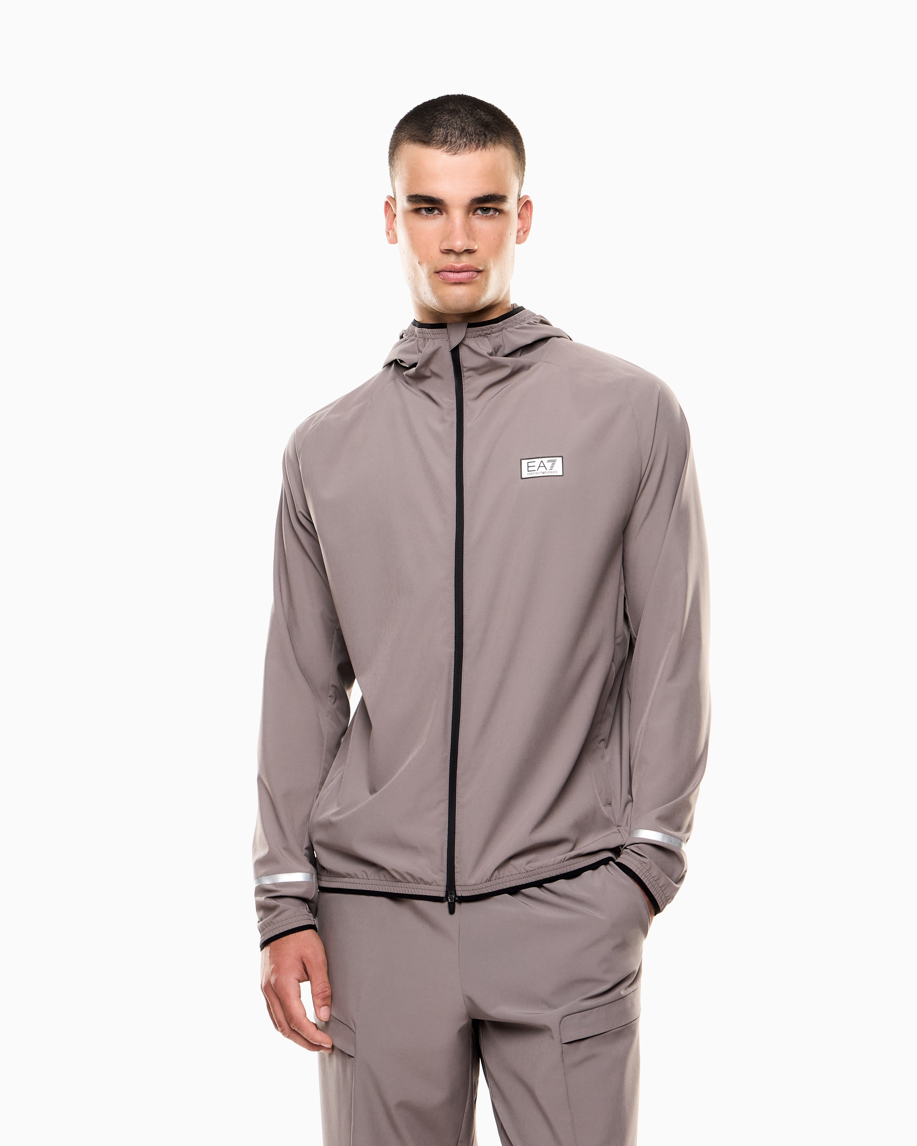 Mens Ventus7 LightWeight Full Zi p Hooded Jacket