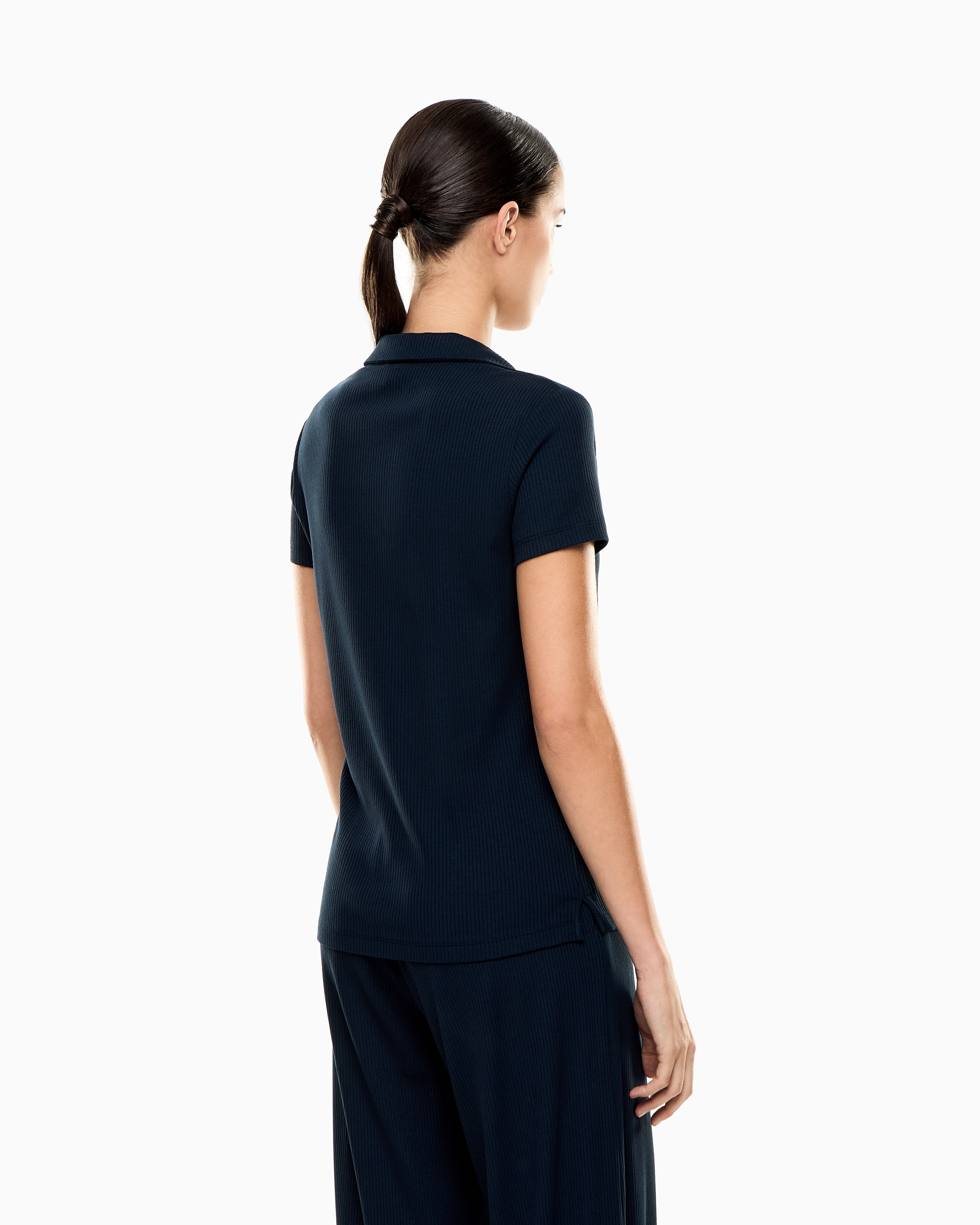 Womens Costa Ribbed Short Sleeve Tshirt