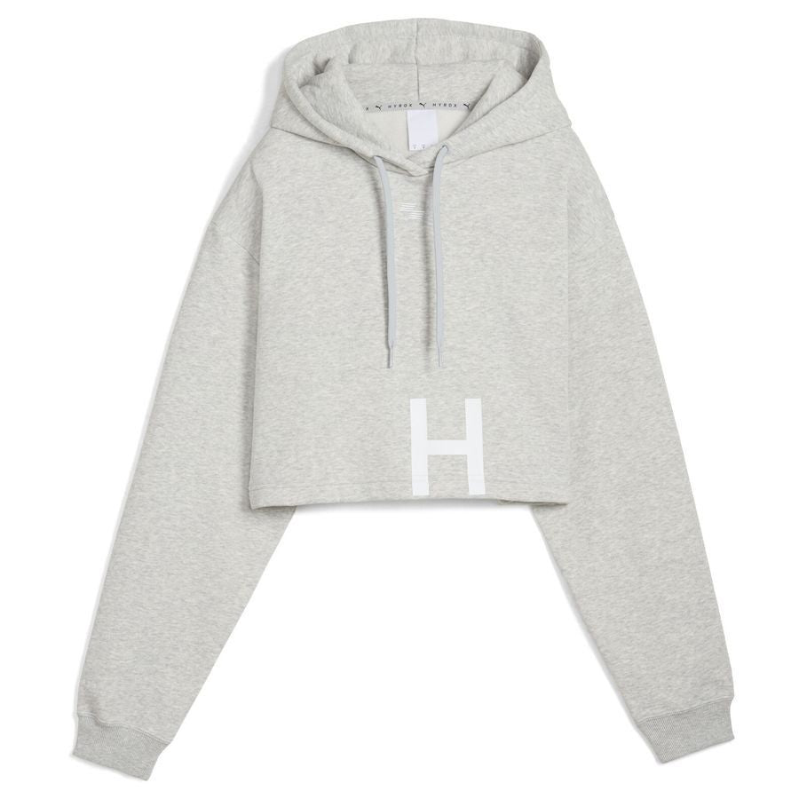 Womens Hyrox Fleece Crop Hoodie