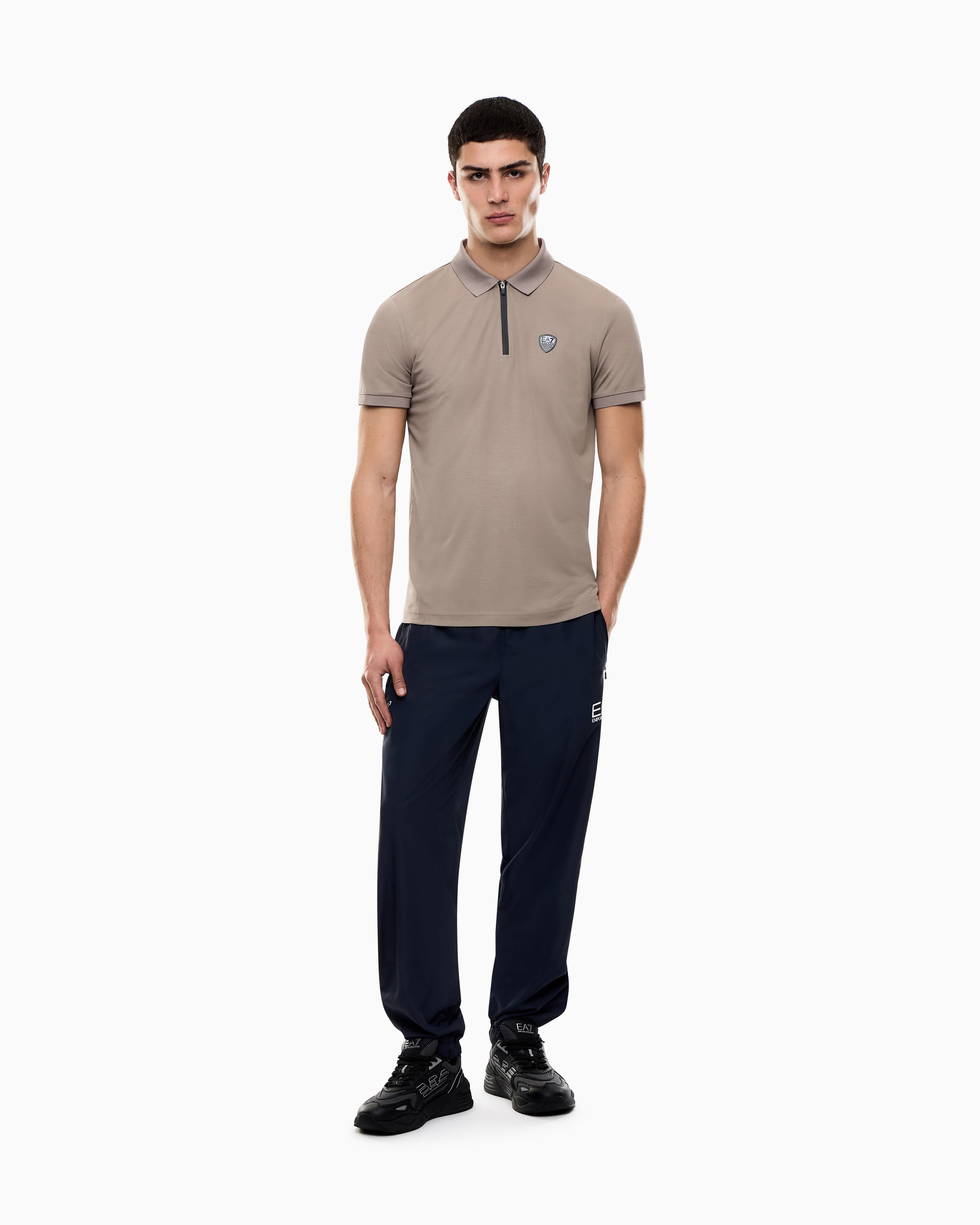 Mens Premium Shield Logo Polo