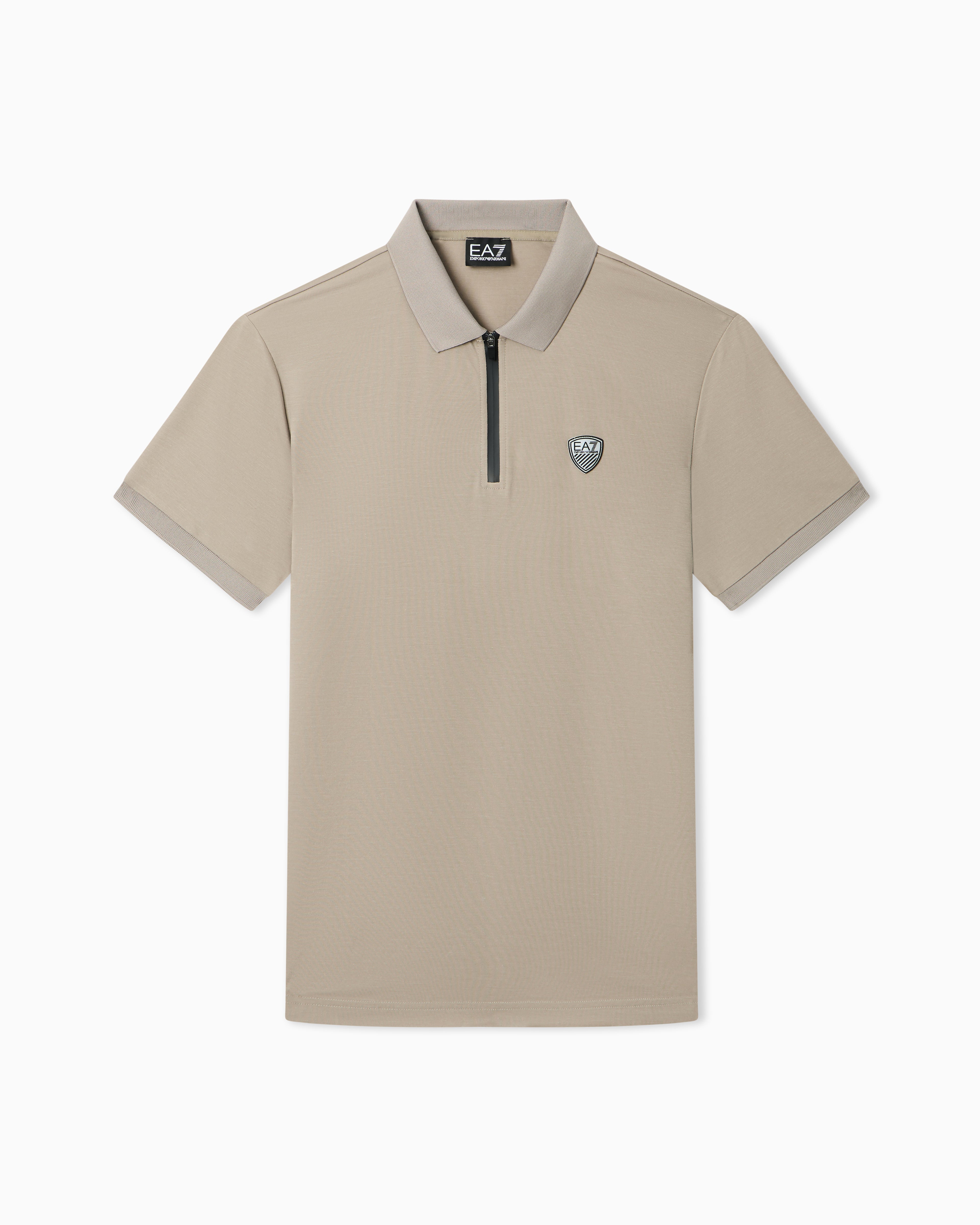 Mens Premium Shield Logo Polo