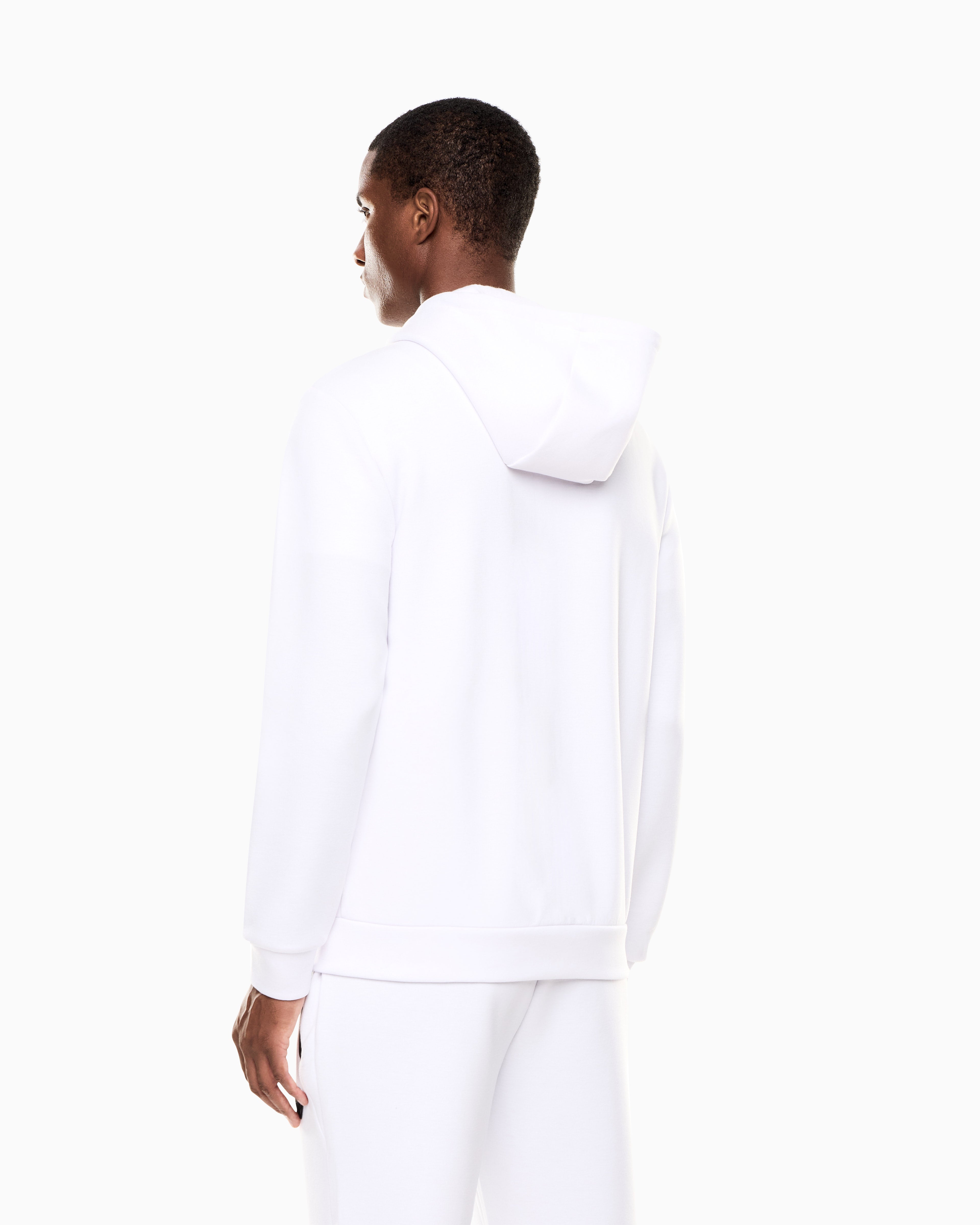 Mens Premium Shield Logo Full Zip Hooded Jacket