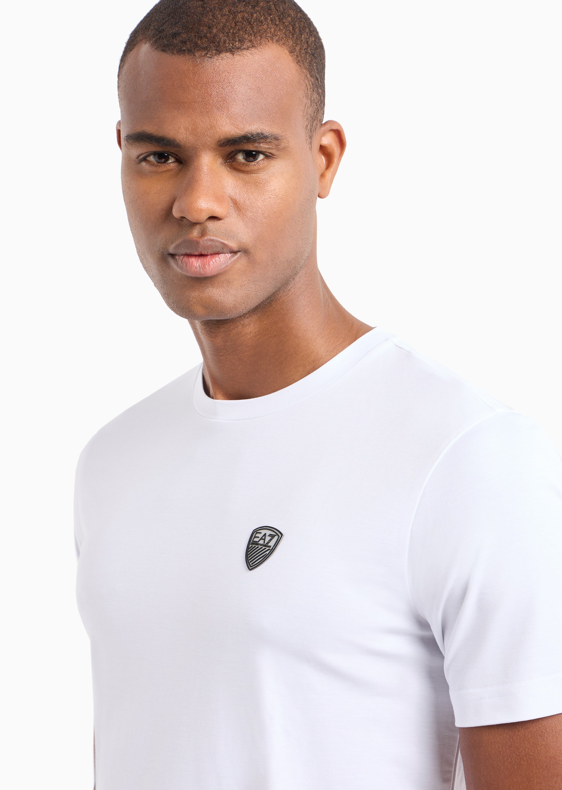 Mens Premium Shield Logo Short Sleeve T-Shirt
