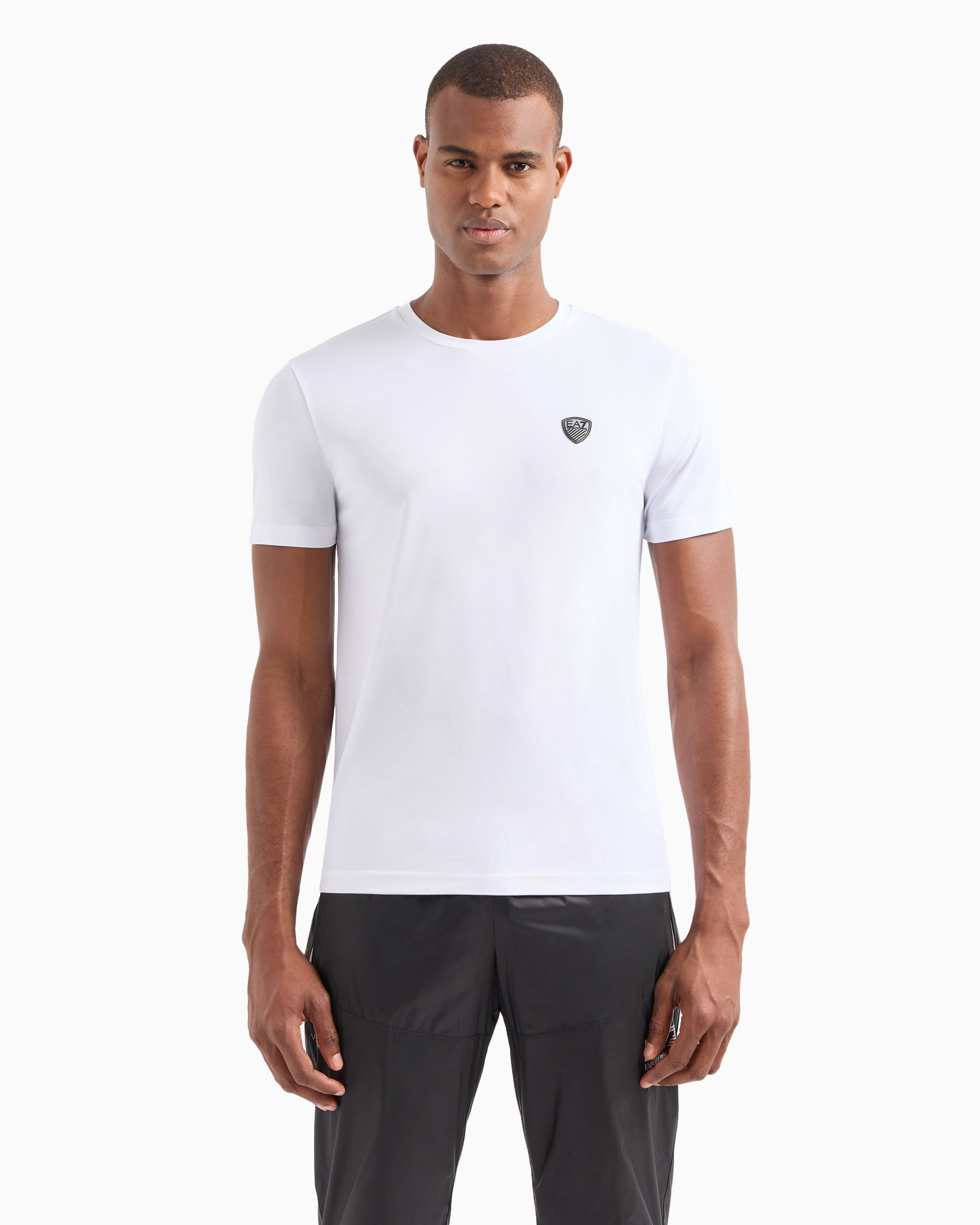 Mens Premium Shield Logo Short Sleeve T-Shirt