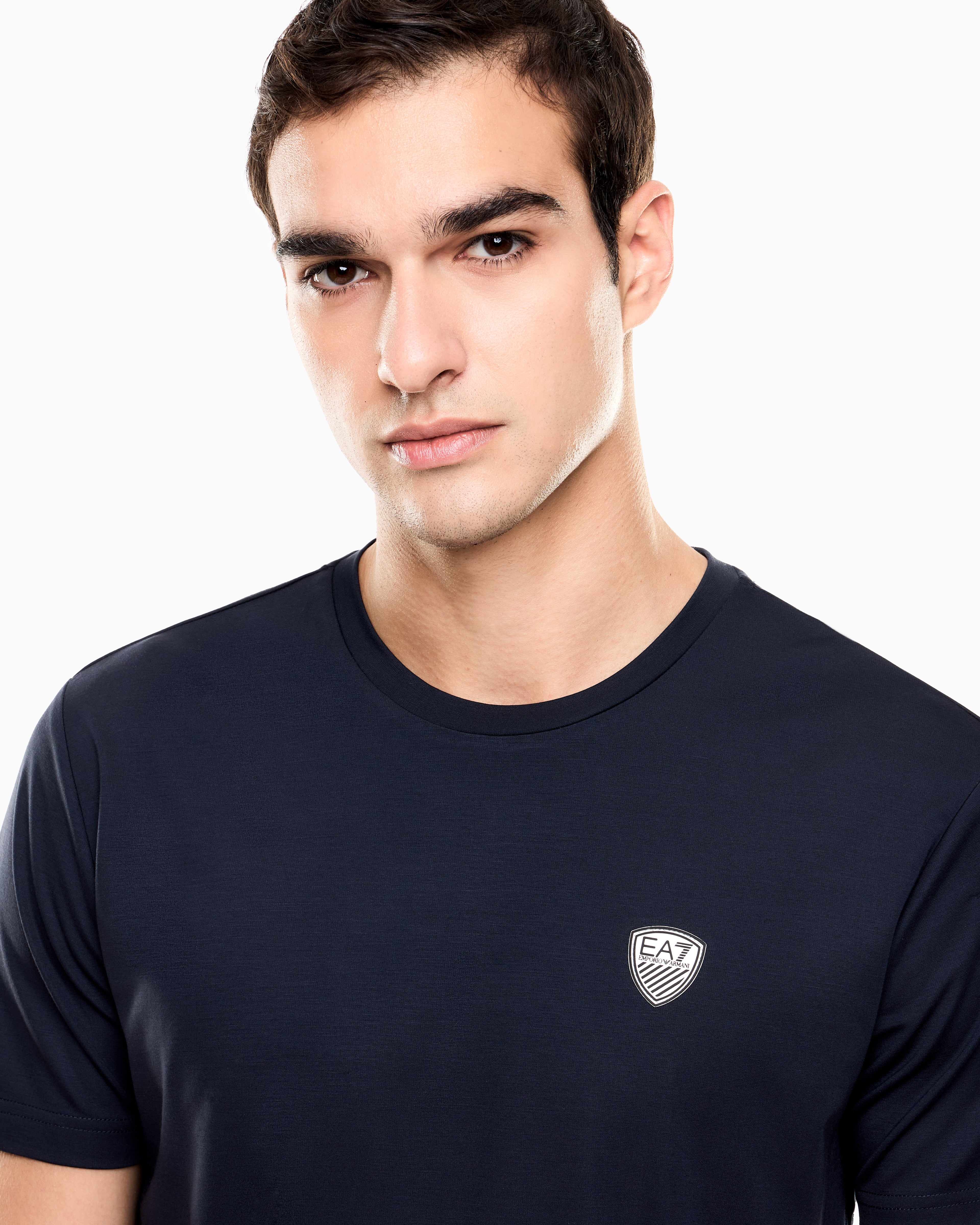 Mens Premium Shield Logo Short Sleeve T-Shirt
