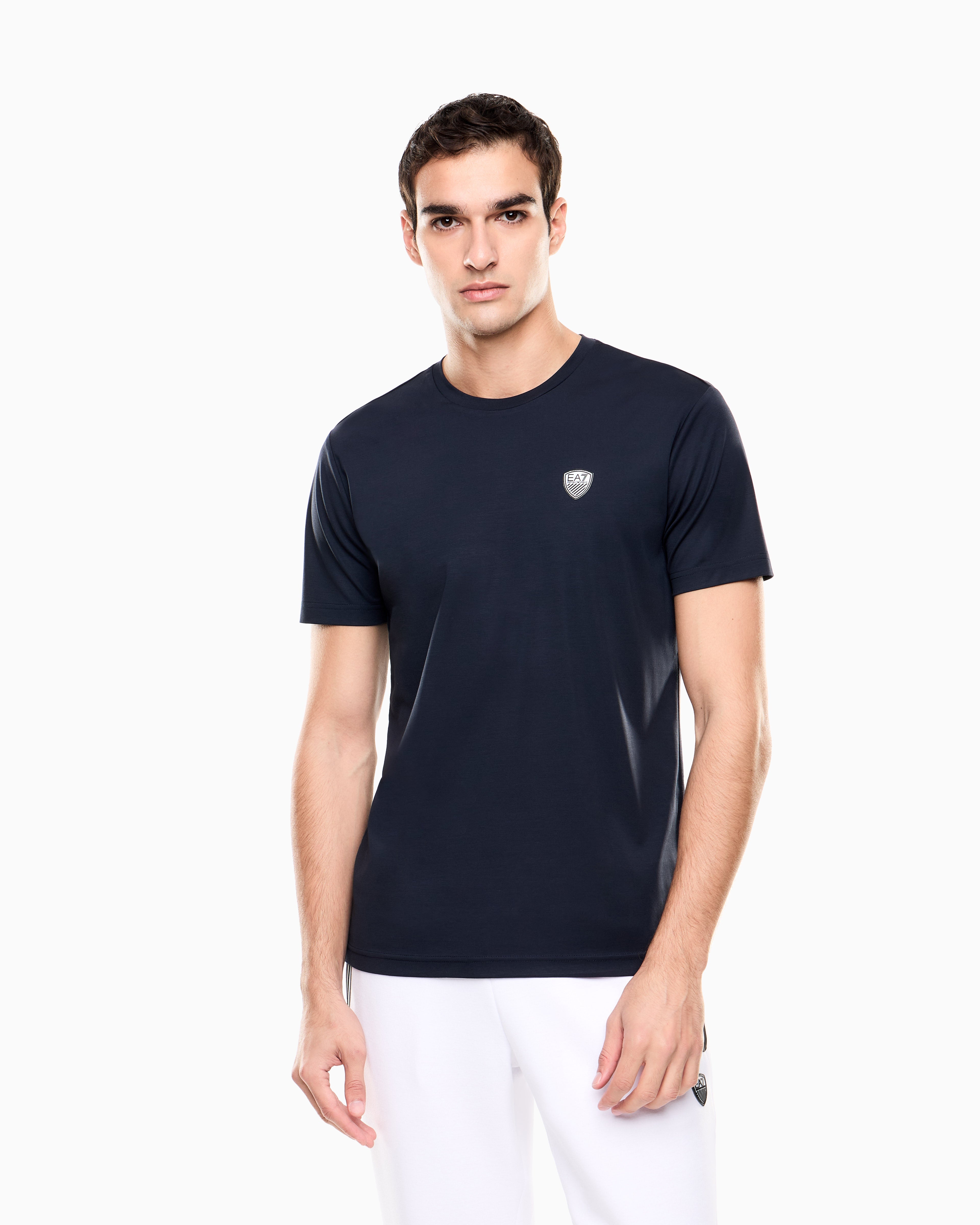 Mens Premium Shield Logo Short Sleeve T-Shirt