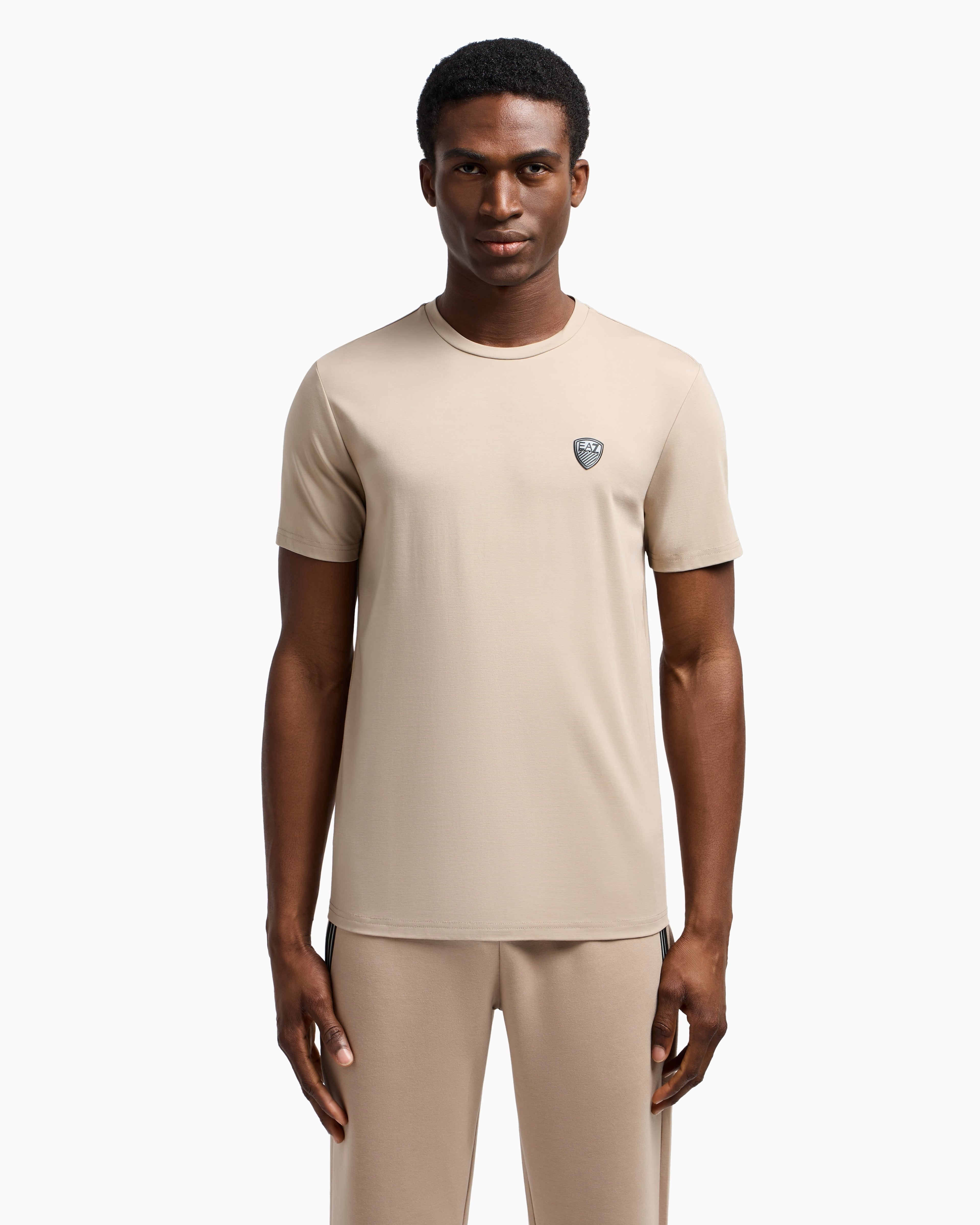 Mens Premium Shield Logo Short Sleeve T-Shirt