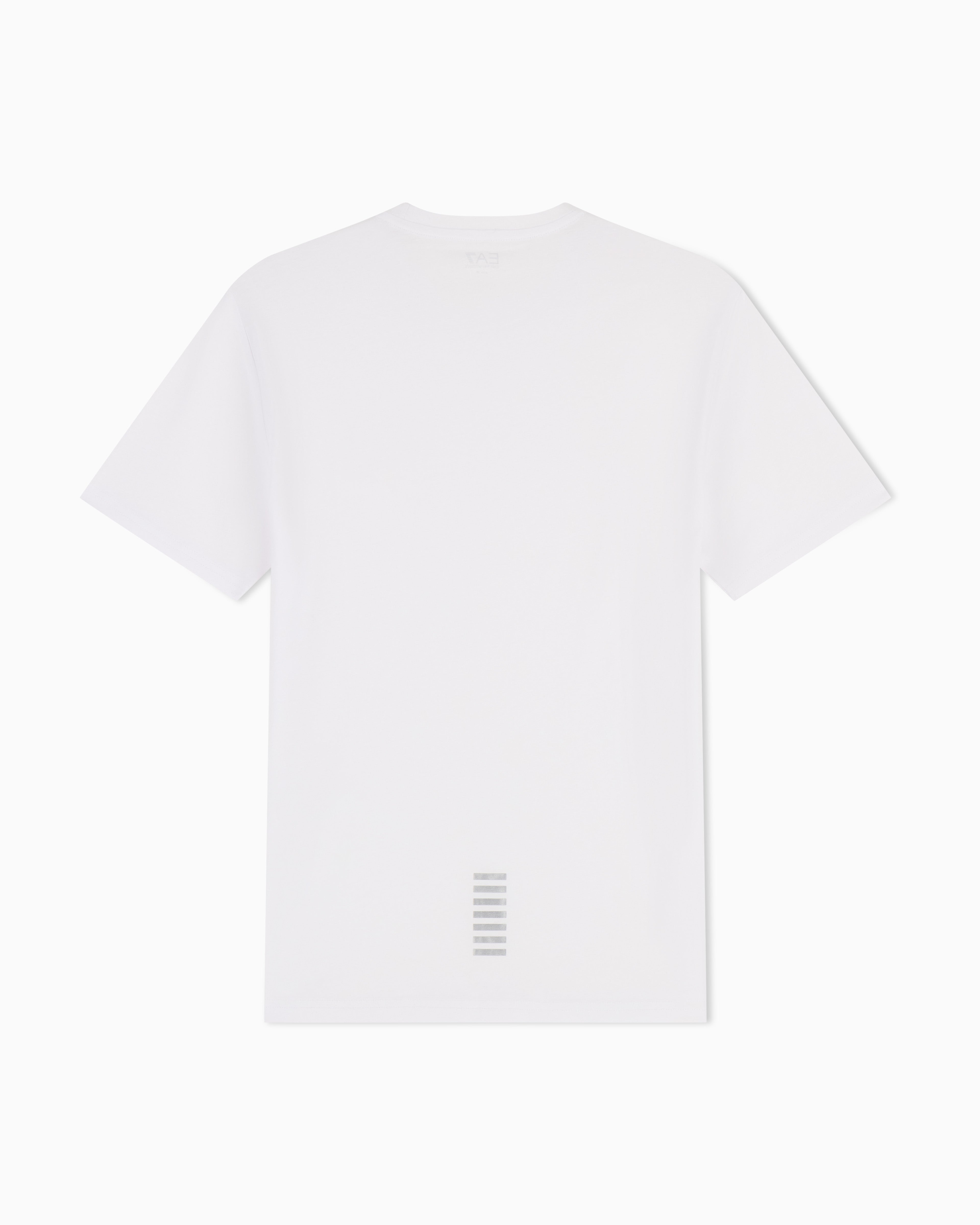 Mens Train Core Identity Small Gold Logo Short Sleeve