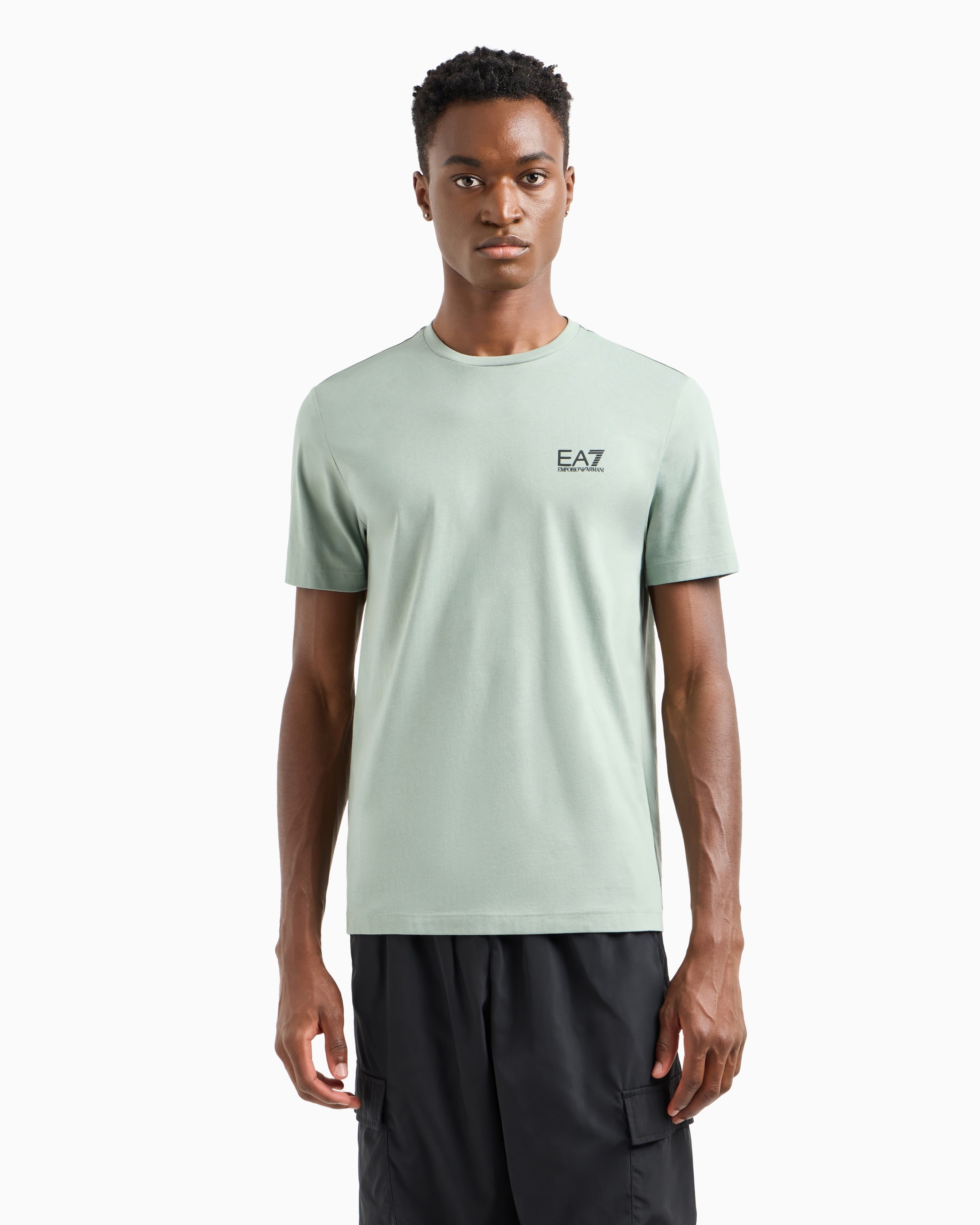 Mens Train Core Identity Pima Cotton Short Sleeve T-Shirt
