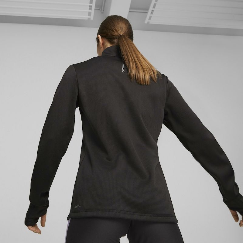 Womens Running Microfleece Half Zip Jacket