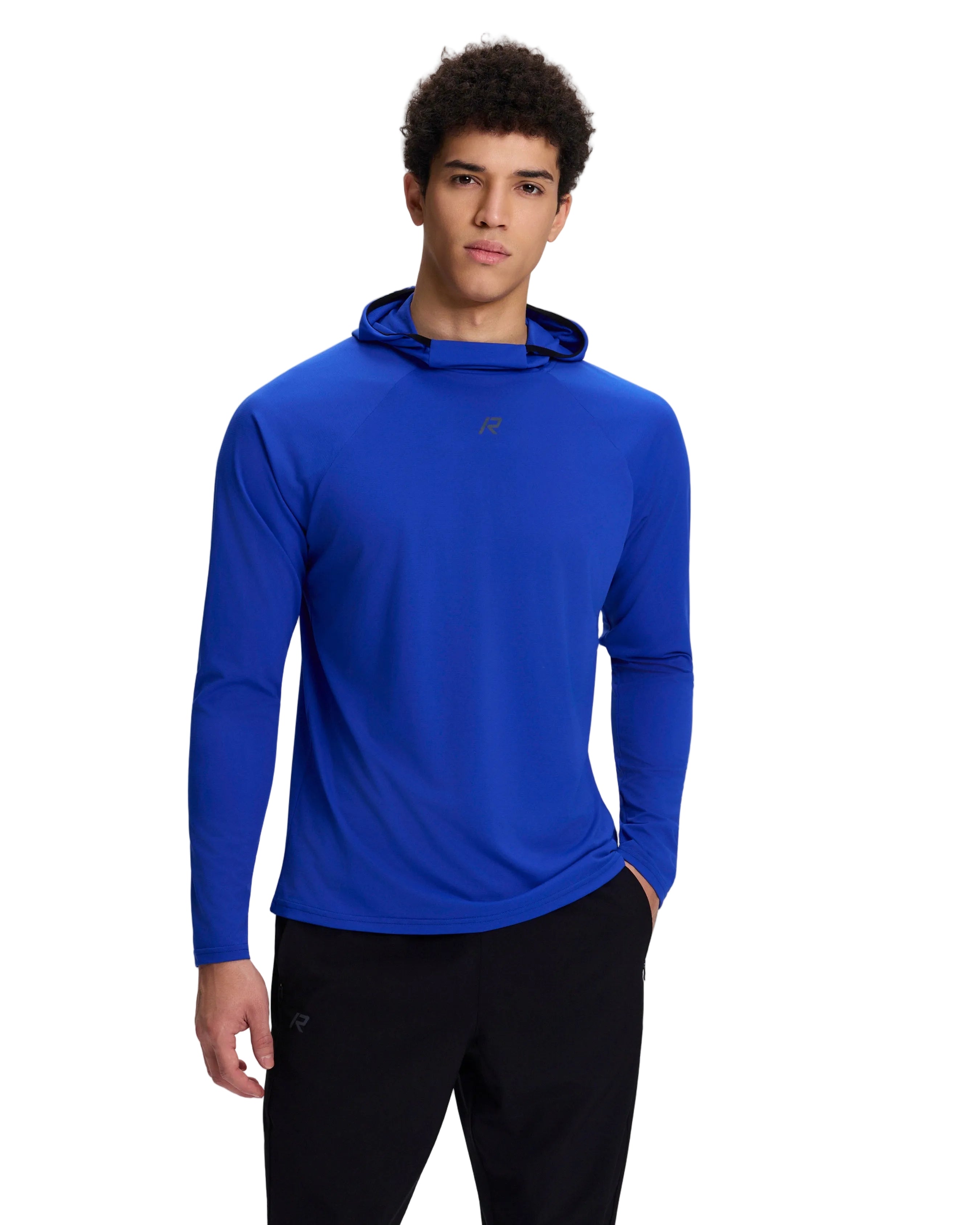 Mens Metsola Hooded Pullover Lightweight Longsleeve