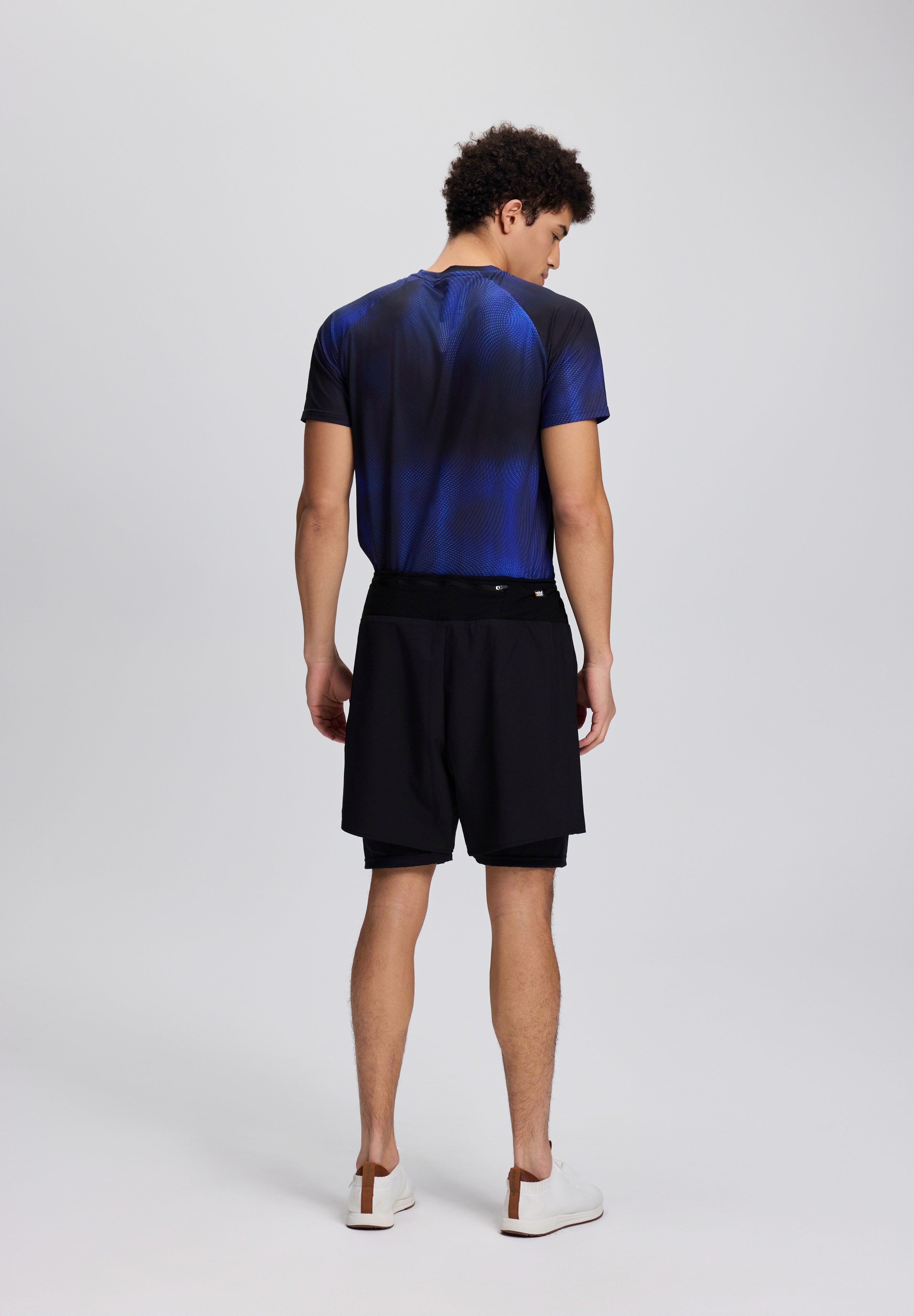 Mens Muska 2 in 1 7 Inch Short