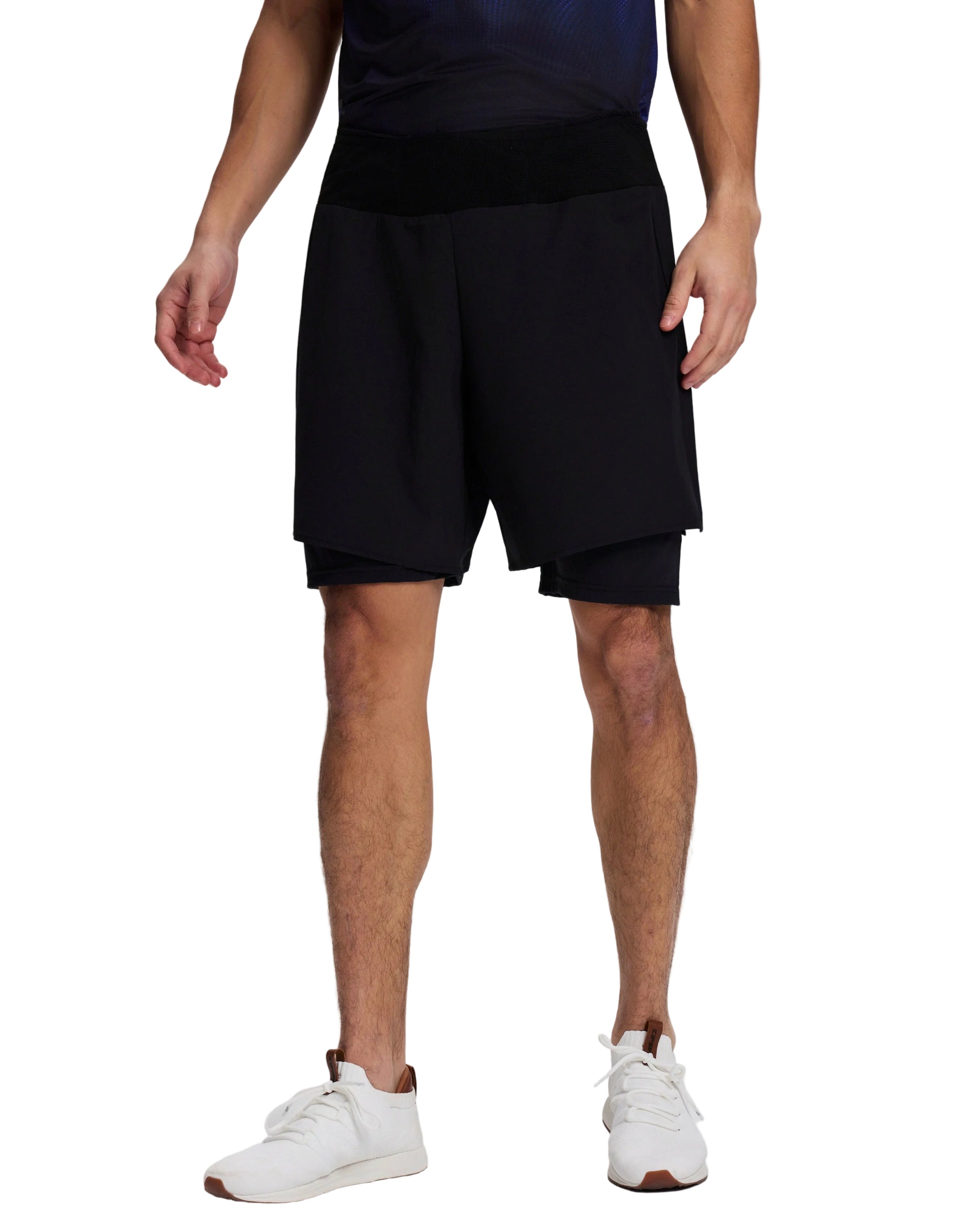 Mens Muska 2 in 1 7 Inch Short