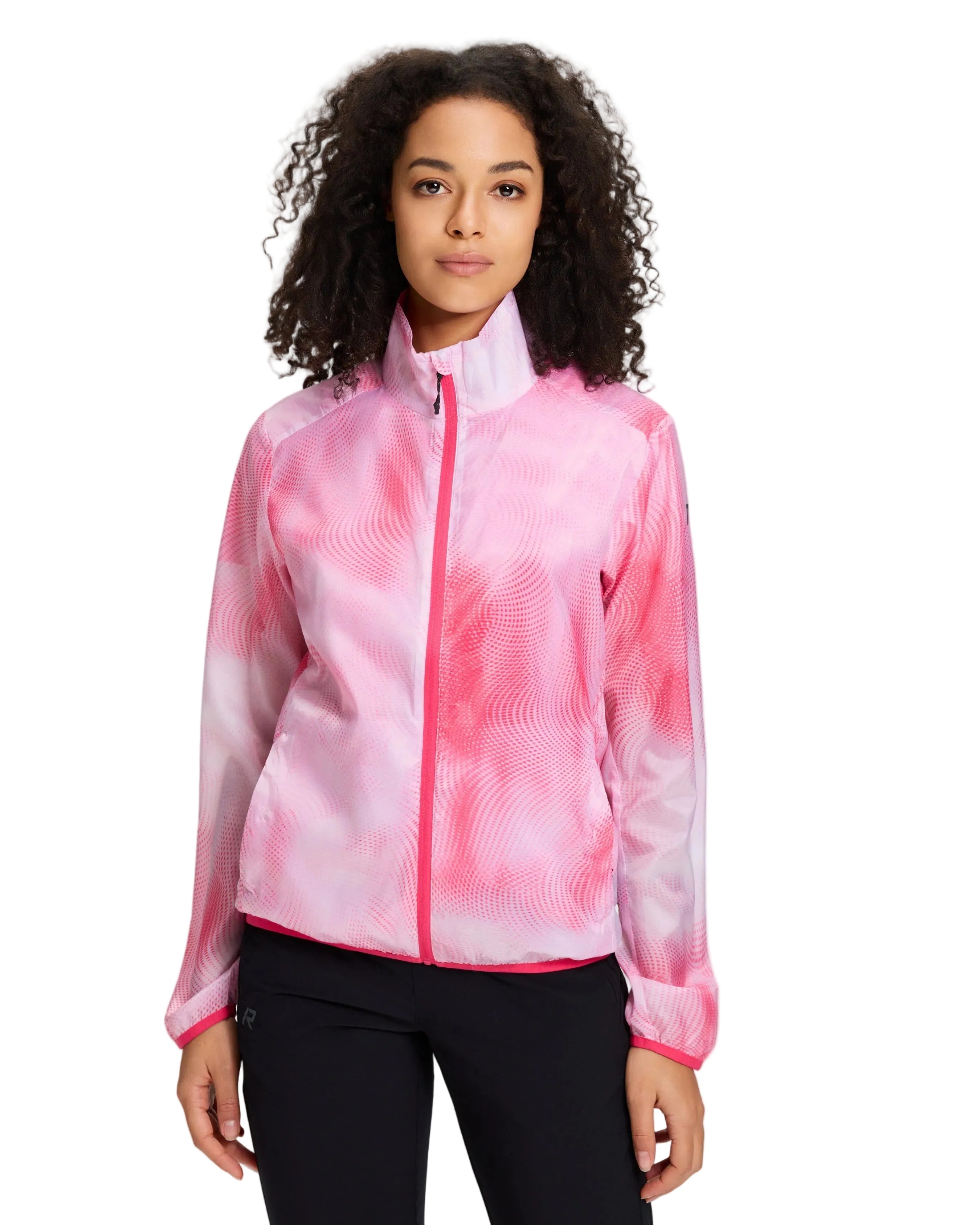 Womens Running Maile Printed Jacket