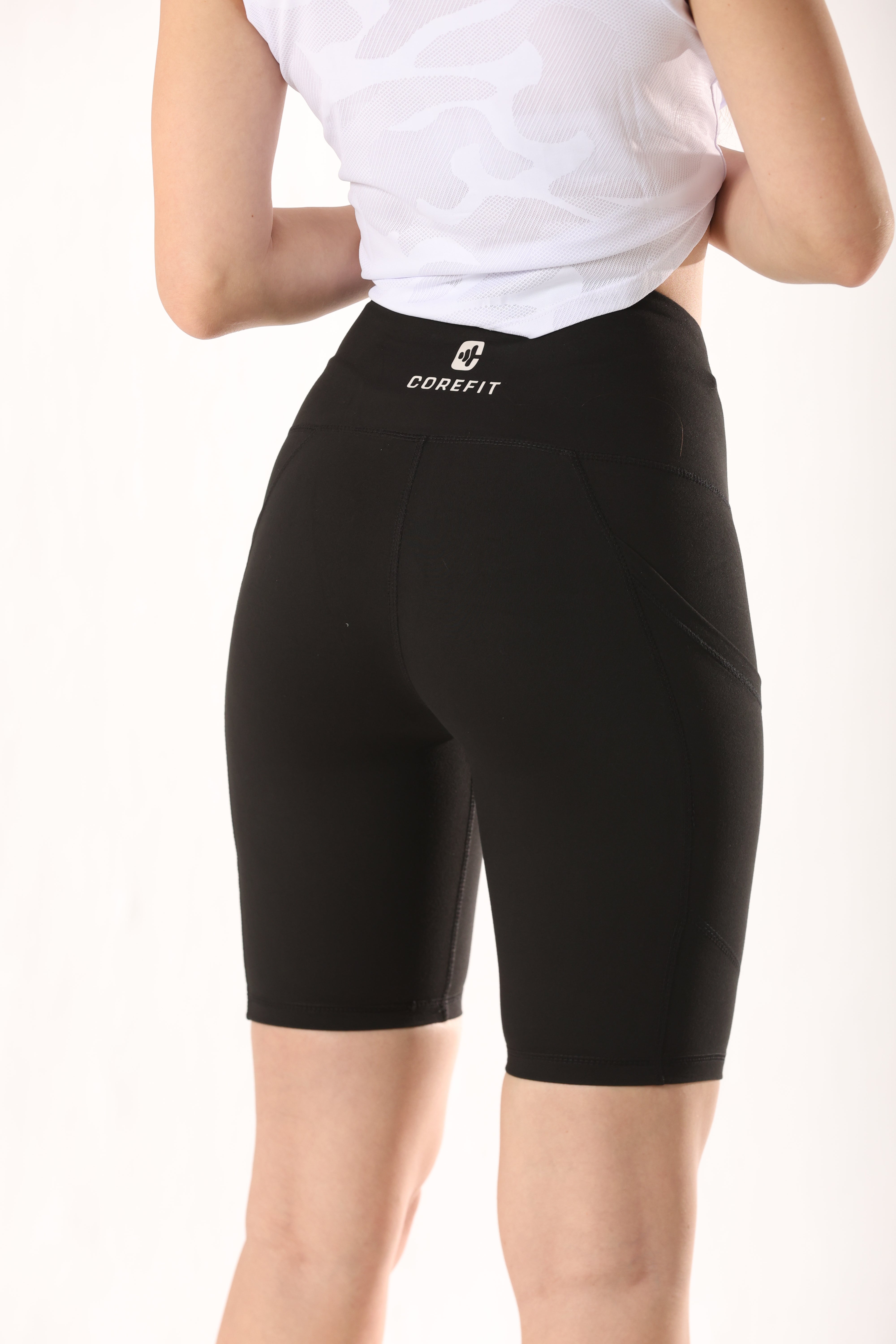 Womens Corefit Biker Shorts