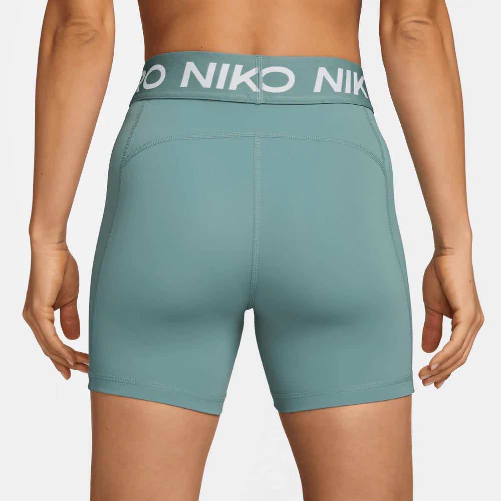 Womens Pro Branded Waistband 5" Bike Shorts