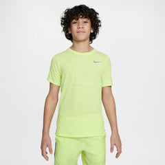 Boys Performance Dri-Fit Miler Short Sleeve T-Shirt