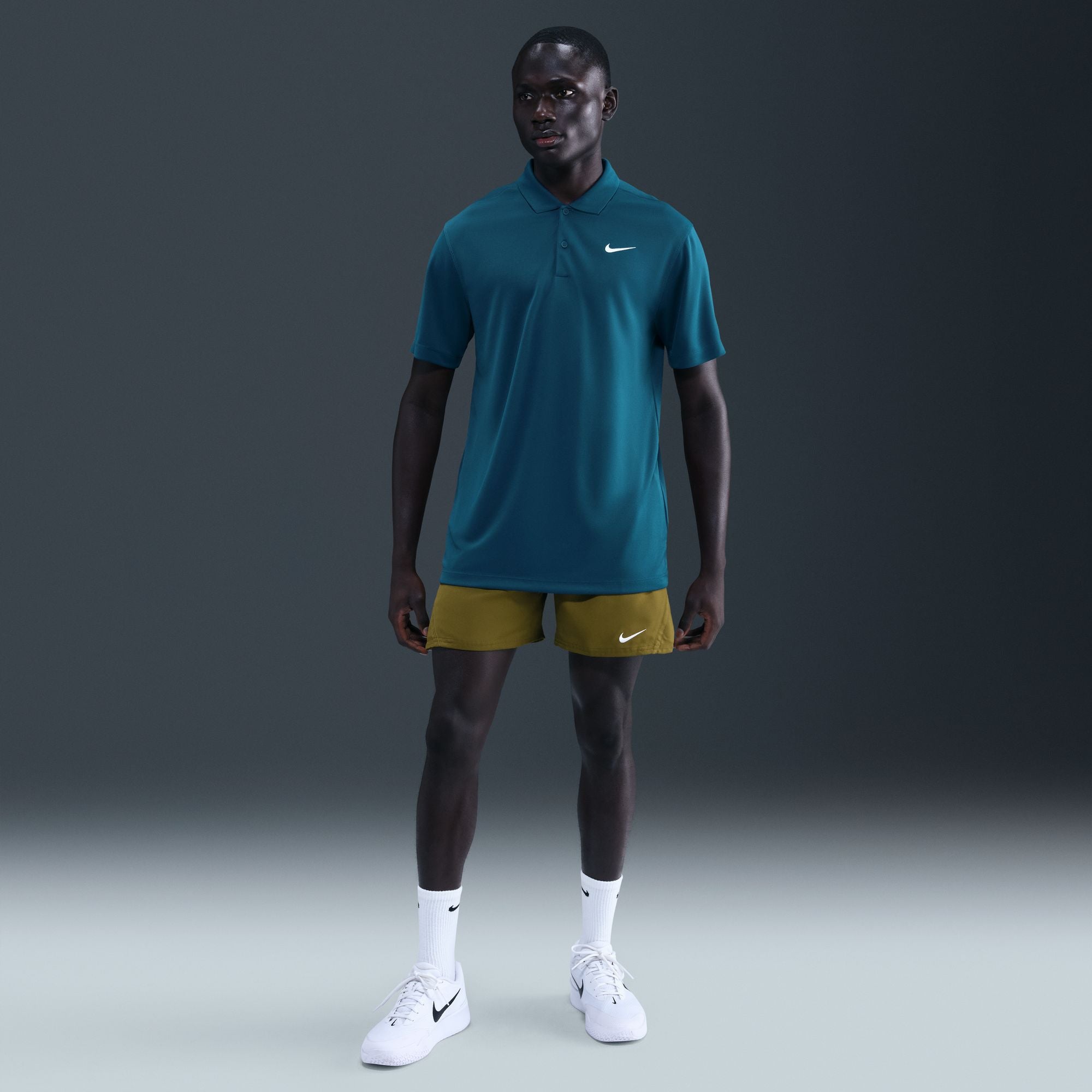 Mens Dri-Fit Victory Tennis Polo