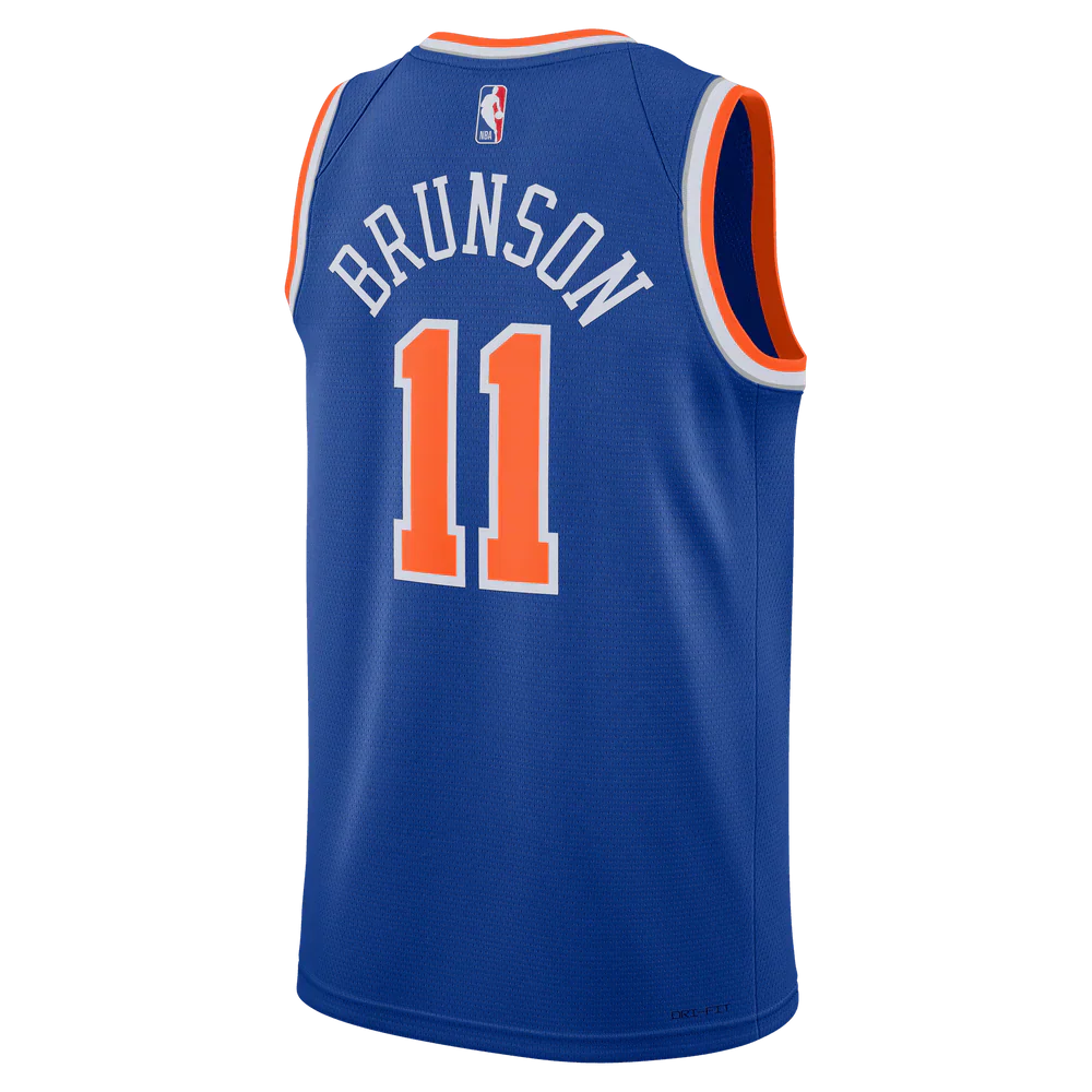 Mens New York Knicks Jalen Brunson Icon Replica Jersey