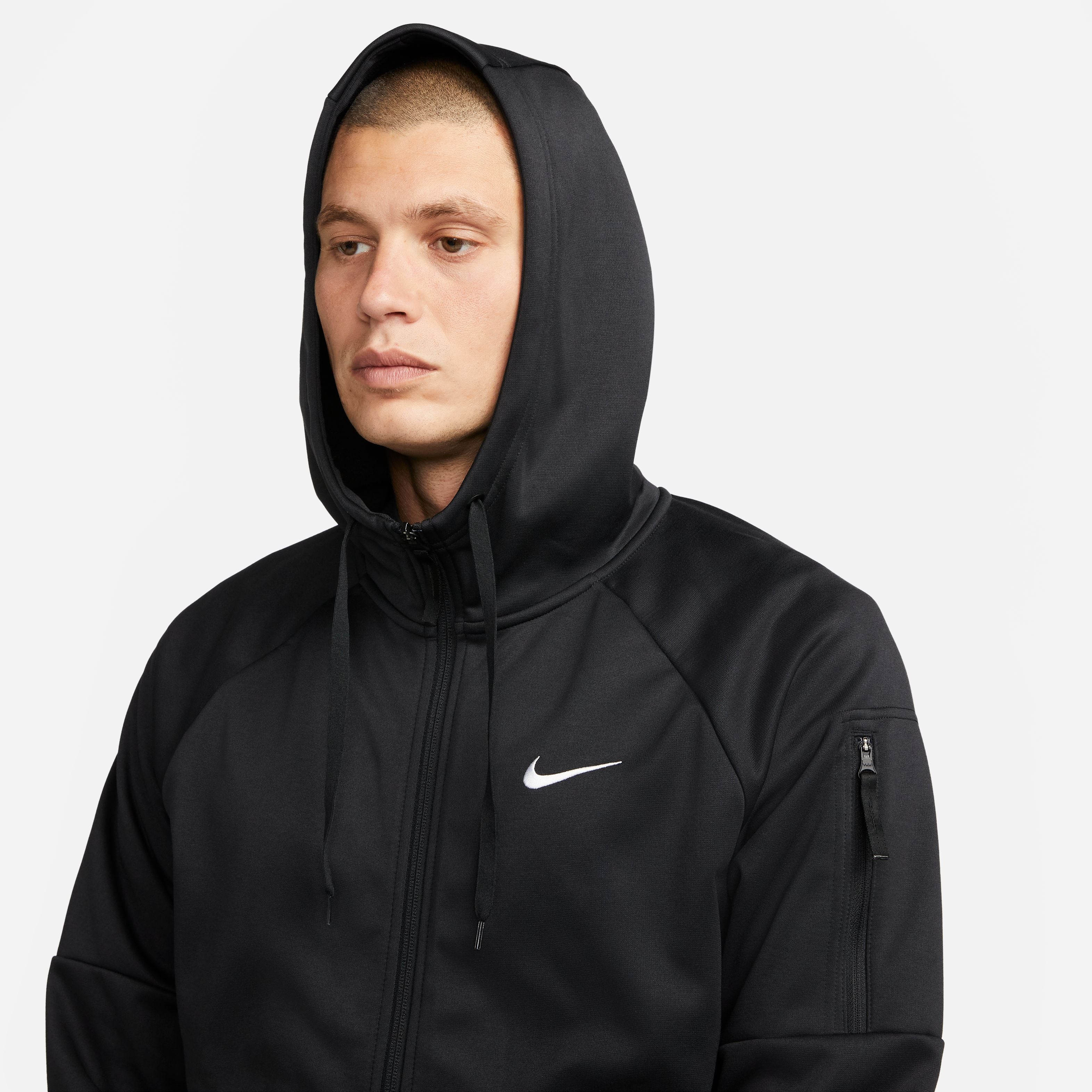 Mens Techfit Hooded Full Zip Jacket
