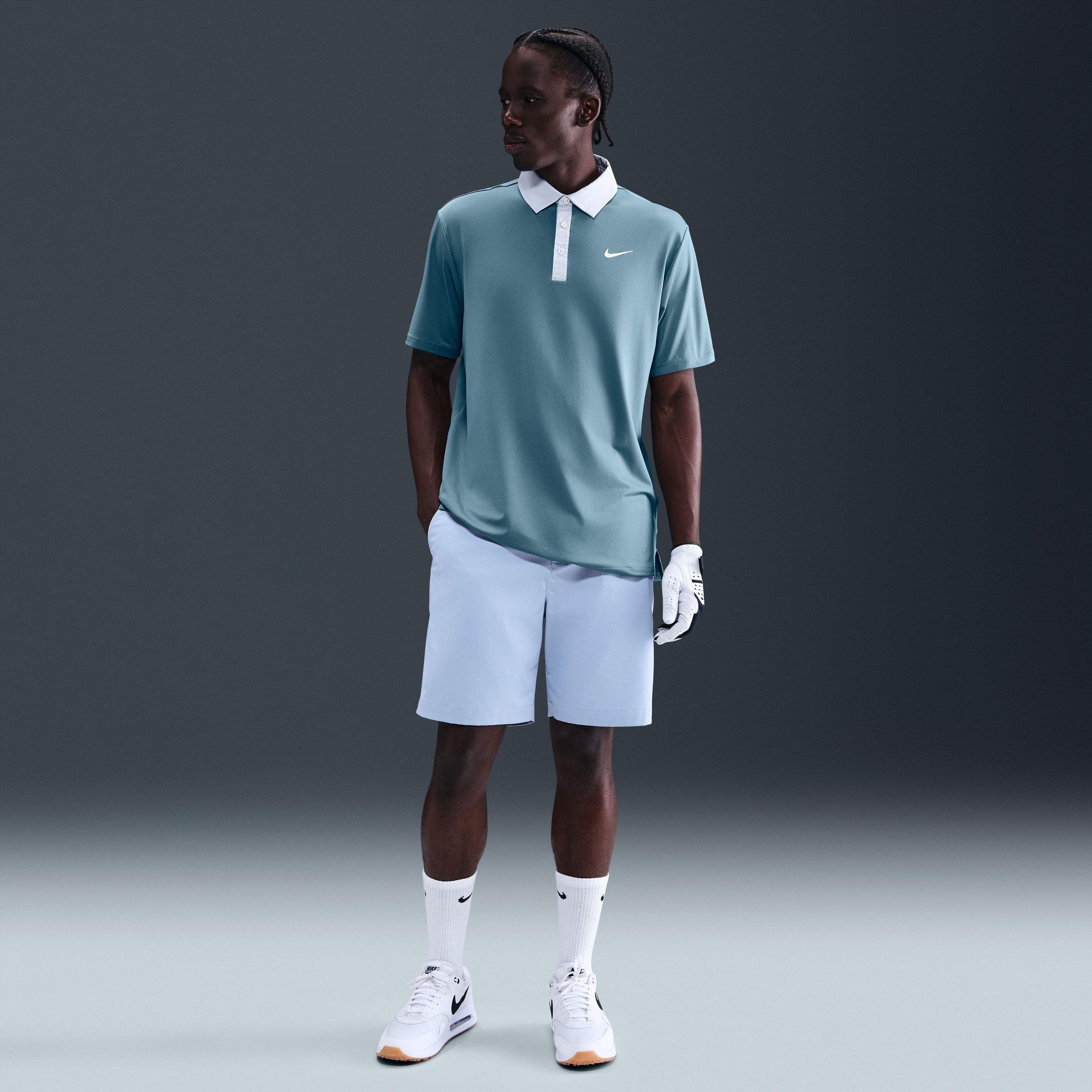 Mens Dri-Fit Tour Contrast Golf Polo