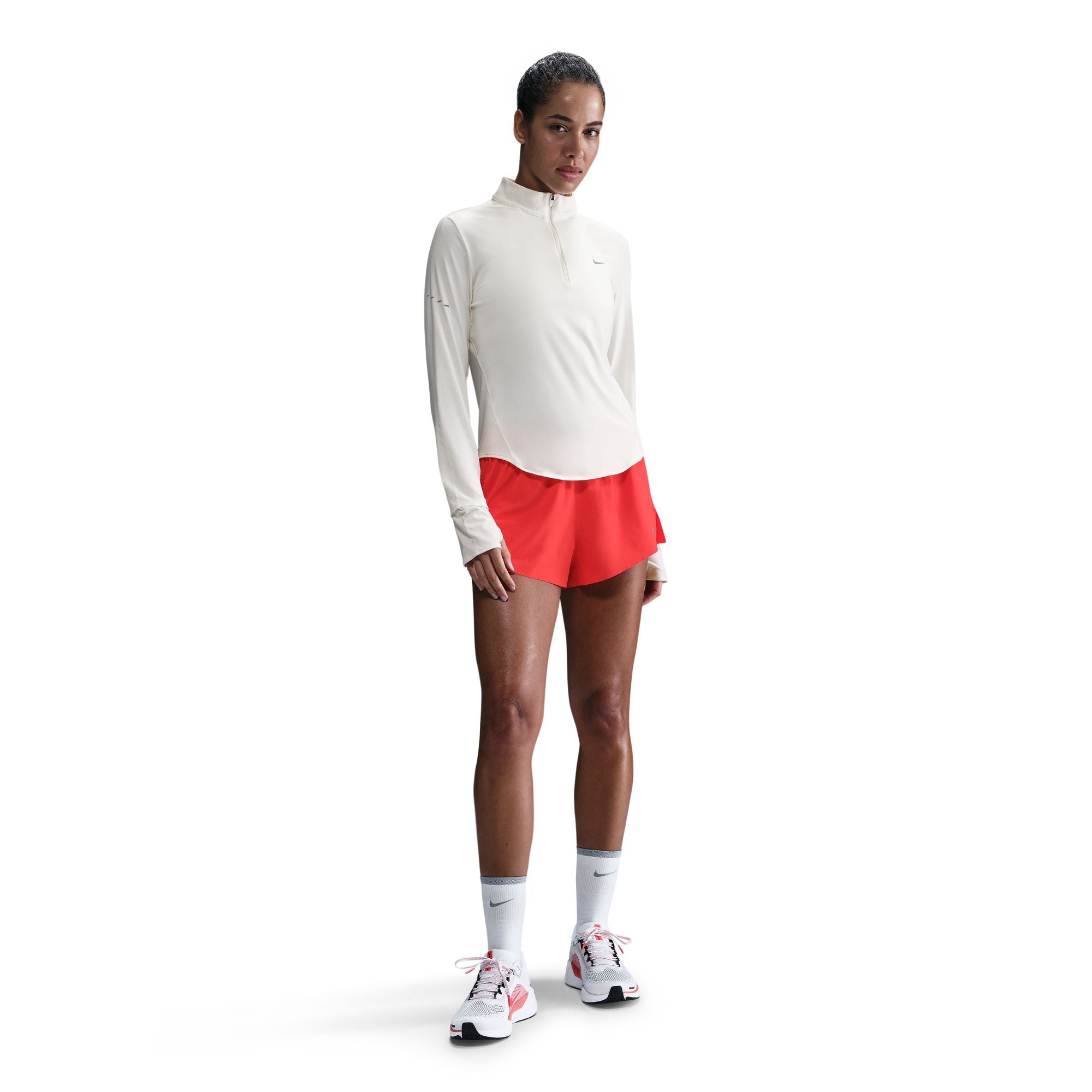 Womens Running Swift DriFit UV Half Zip Top