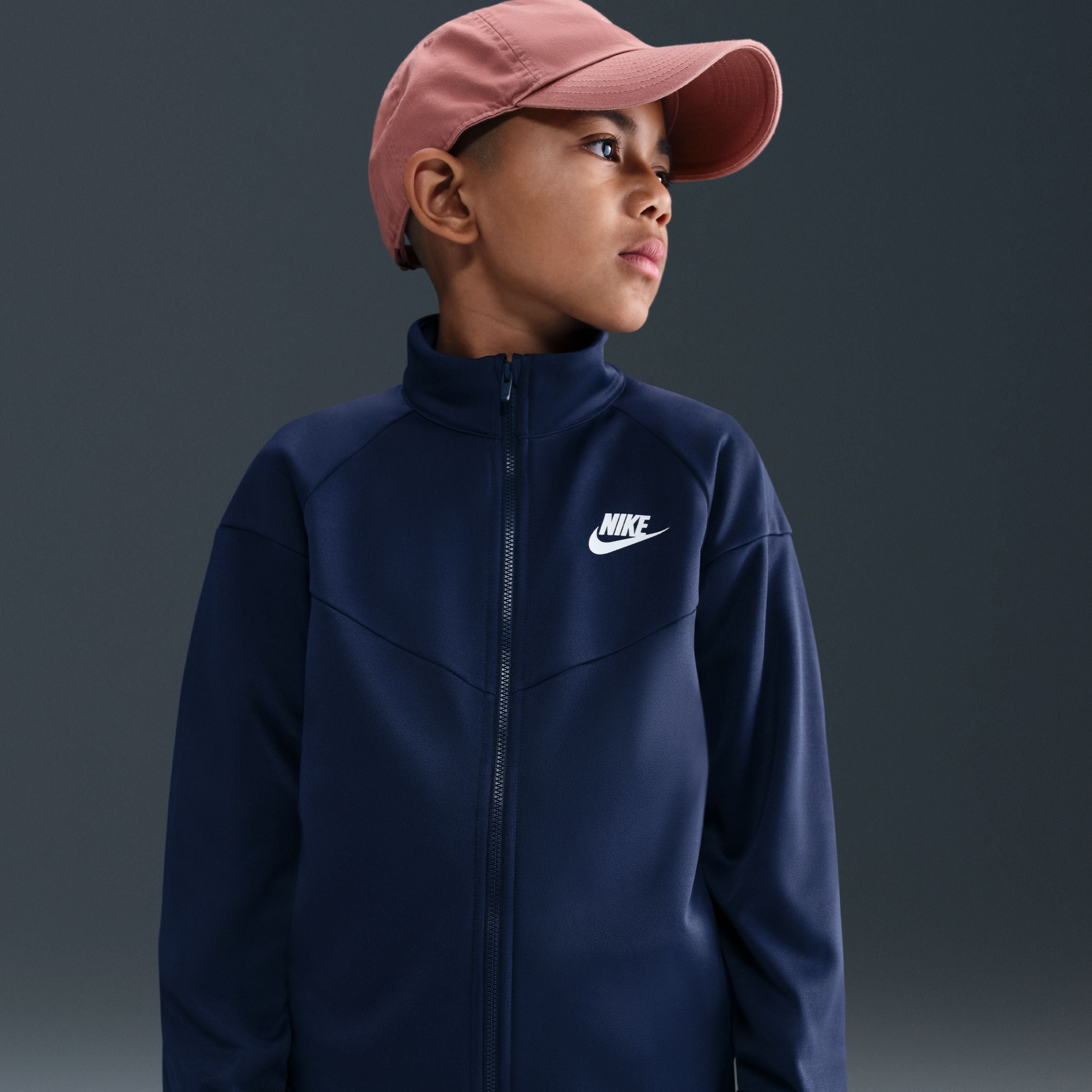 Junior Boys Dri Fit Woven Training Tracksuit
