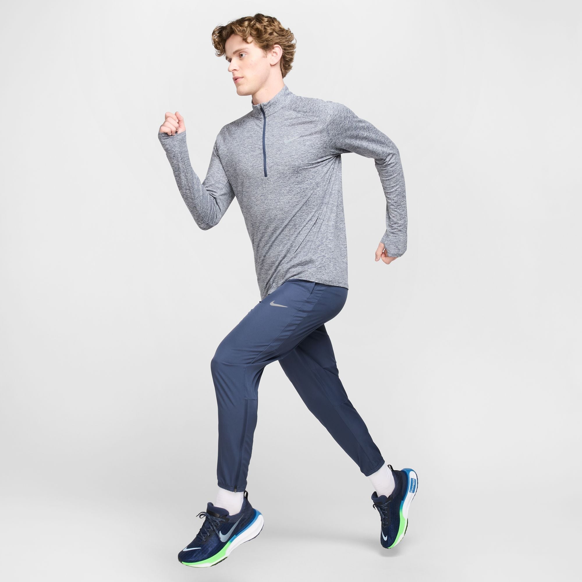 Mens Dri-Fit Stride Half Zip Midlayer