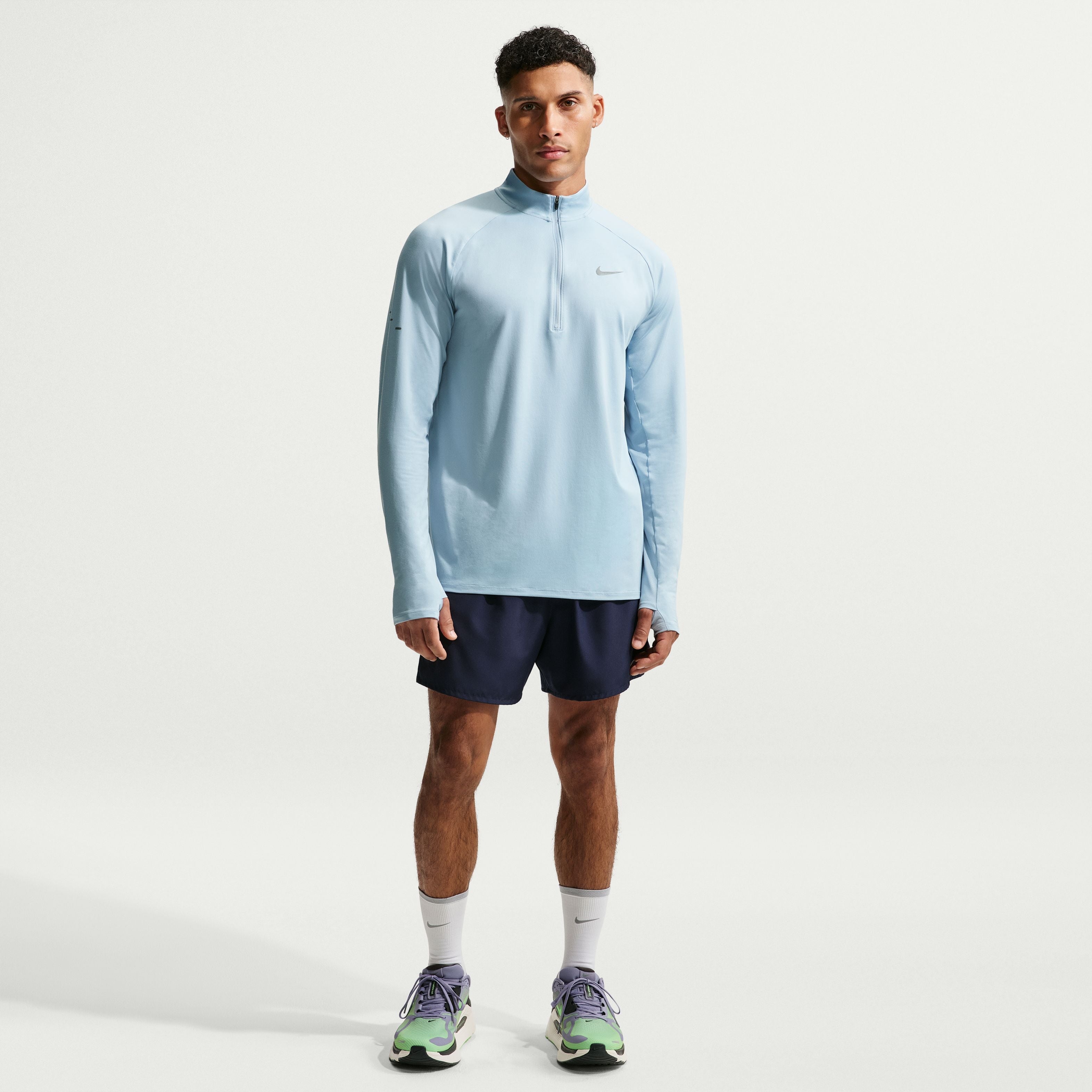 Mens Dri-Fit Stride Half Zip Midlayer