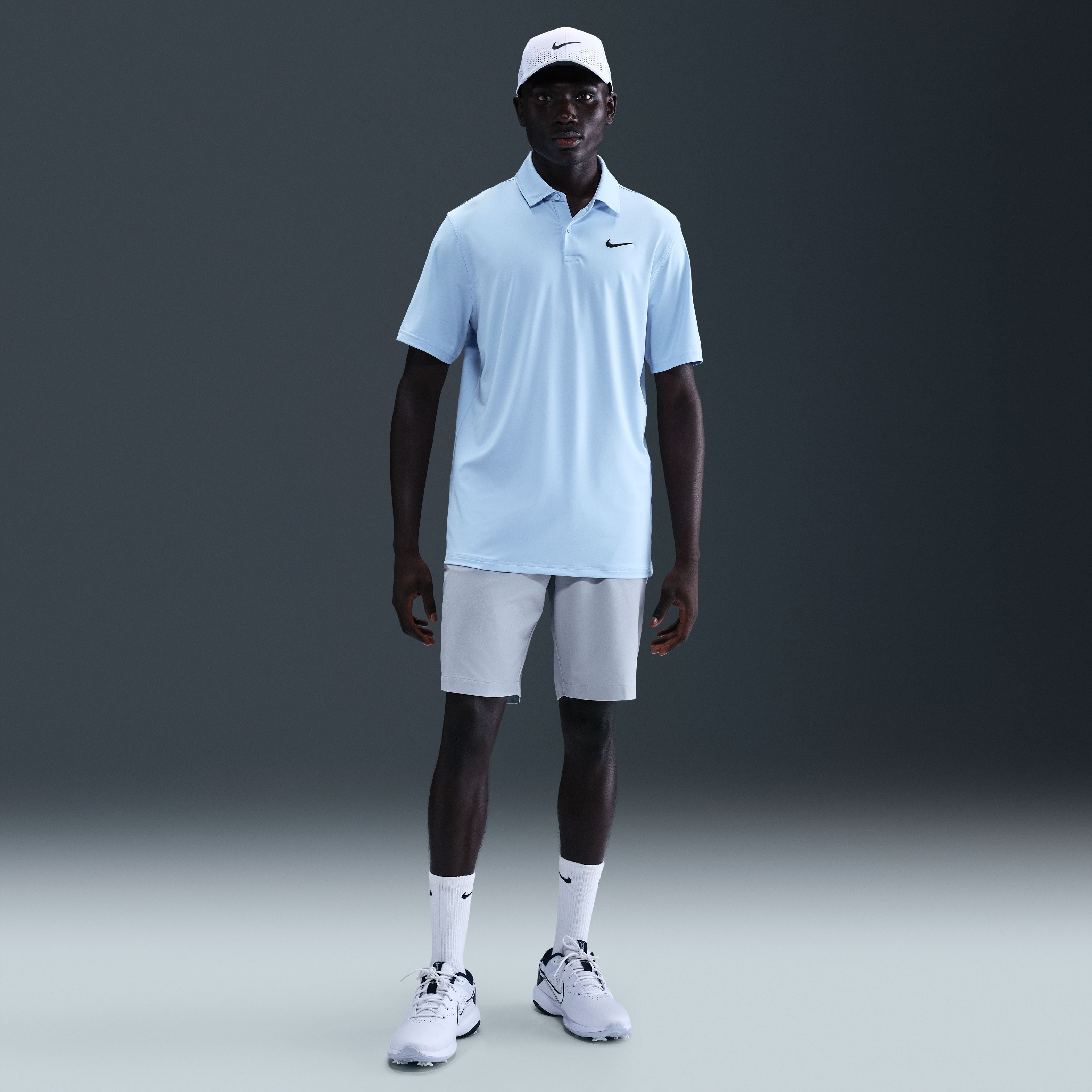 Mens Dri-Fit Par5 Heather Golf Polo