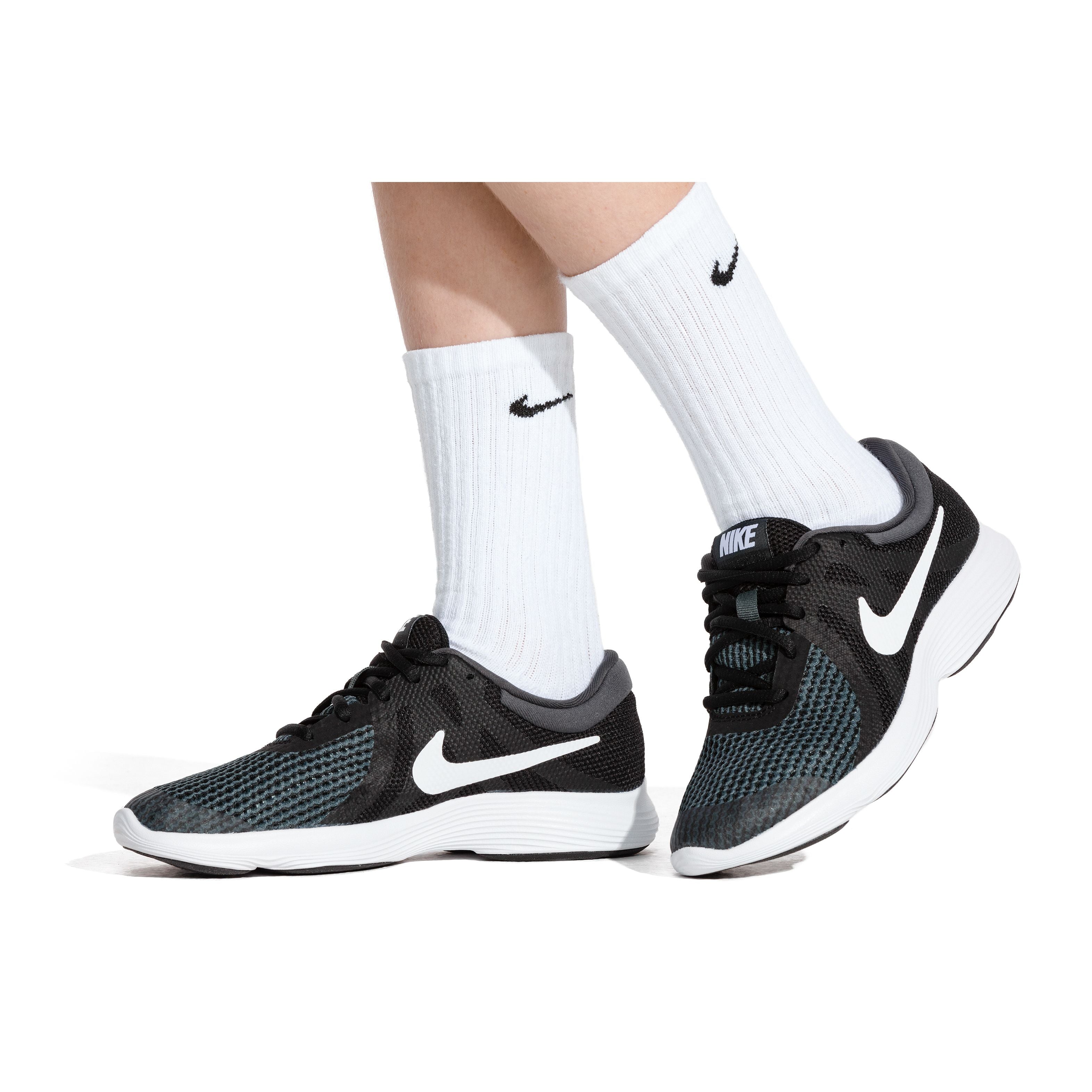 6 Pack Youth Everyday Cushioned Crew Socks