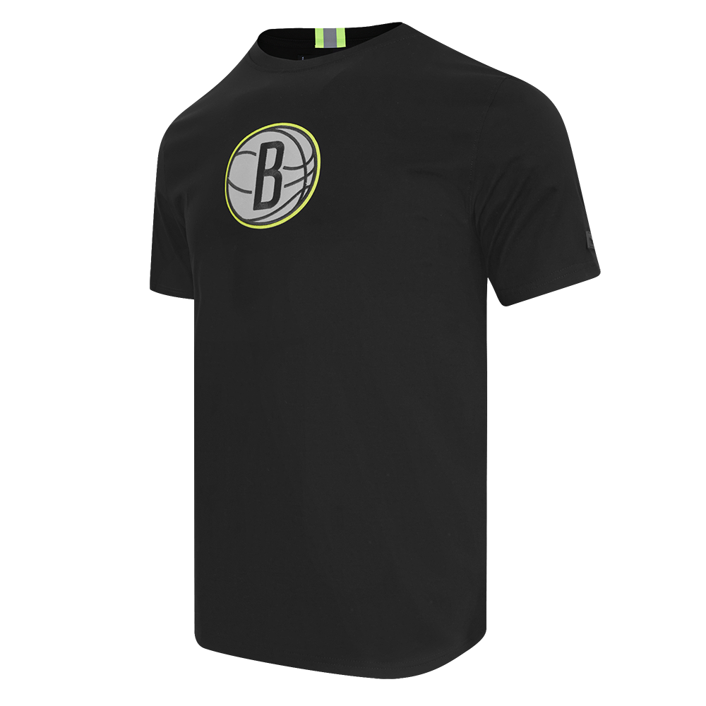 Mens Brooklyn Nets Hi-Vis T-Shirt