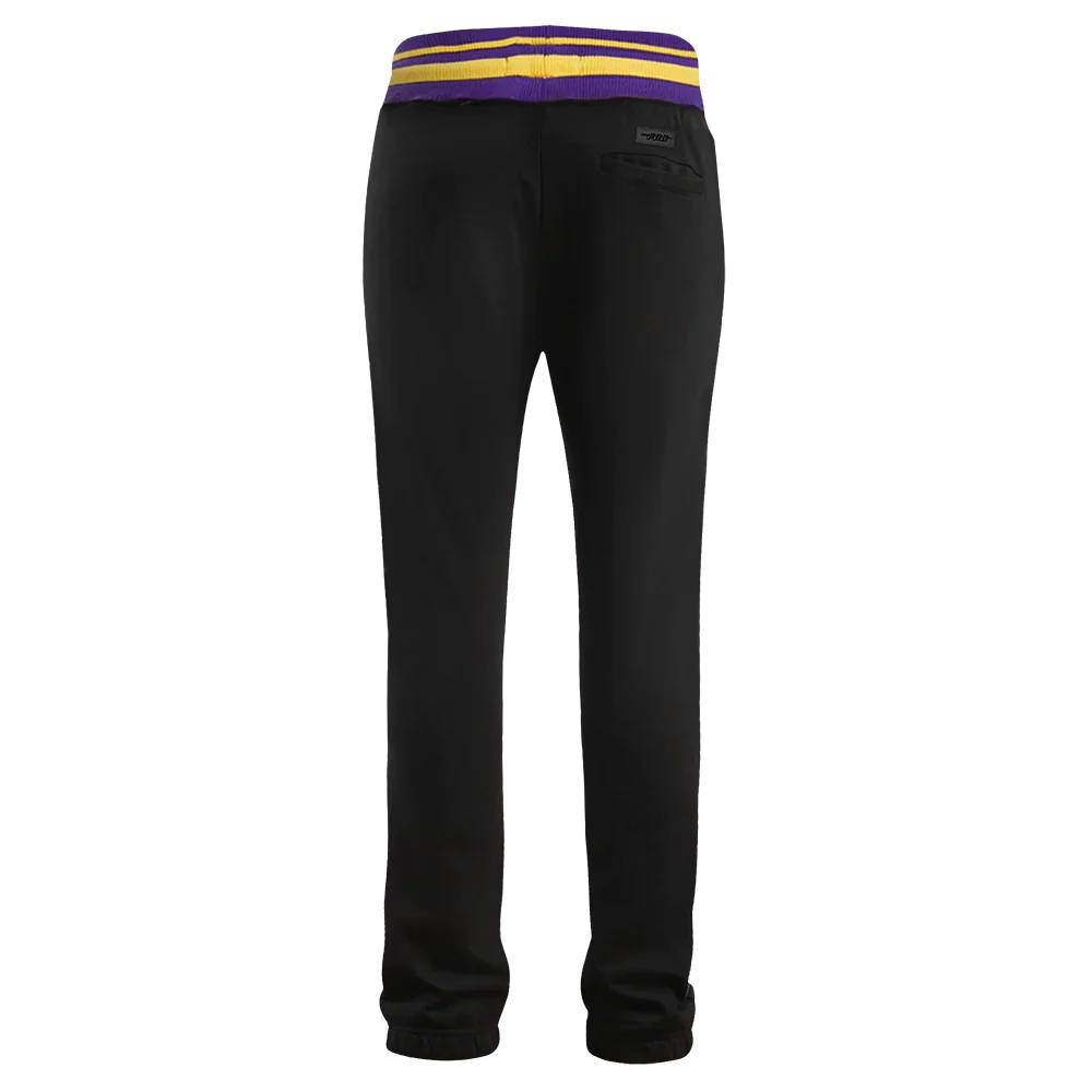 Mens Los Angeles Lakers Retro Classic Fleece Sweatpants