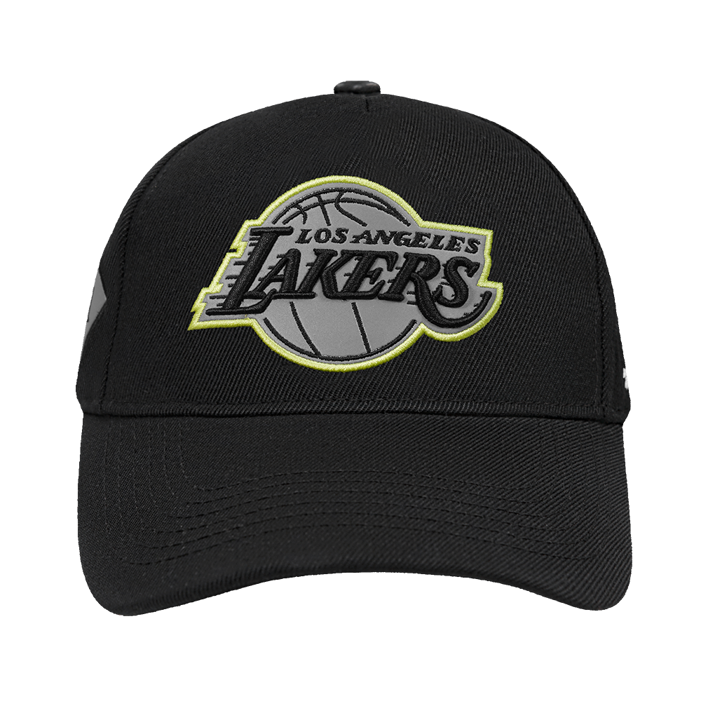 Mens Los Angeles Lakers Hi-Vis Snapback Cap