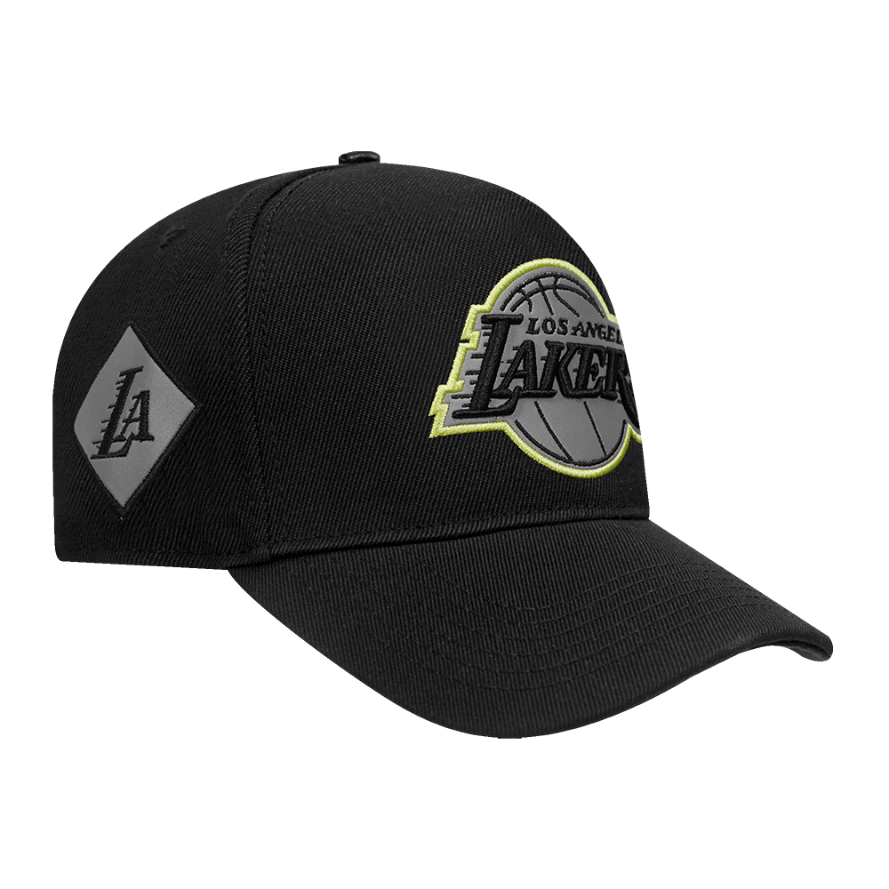 Mens Los Angeles Lakers Hi-Vis Snapback Cap